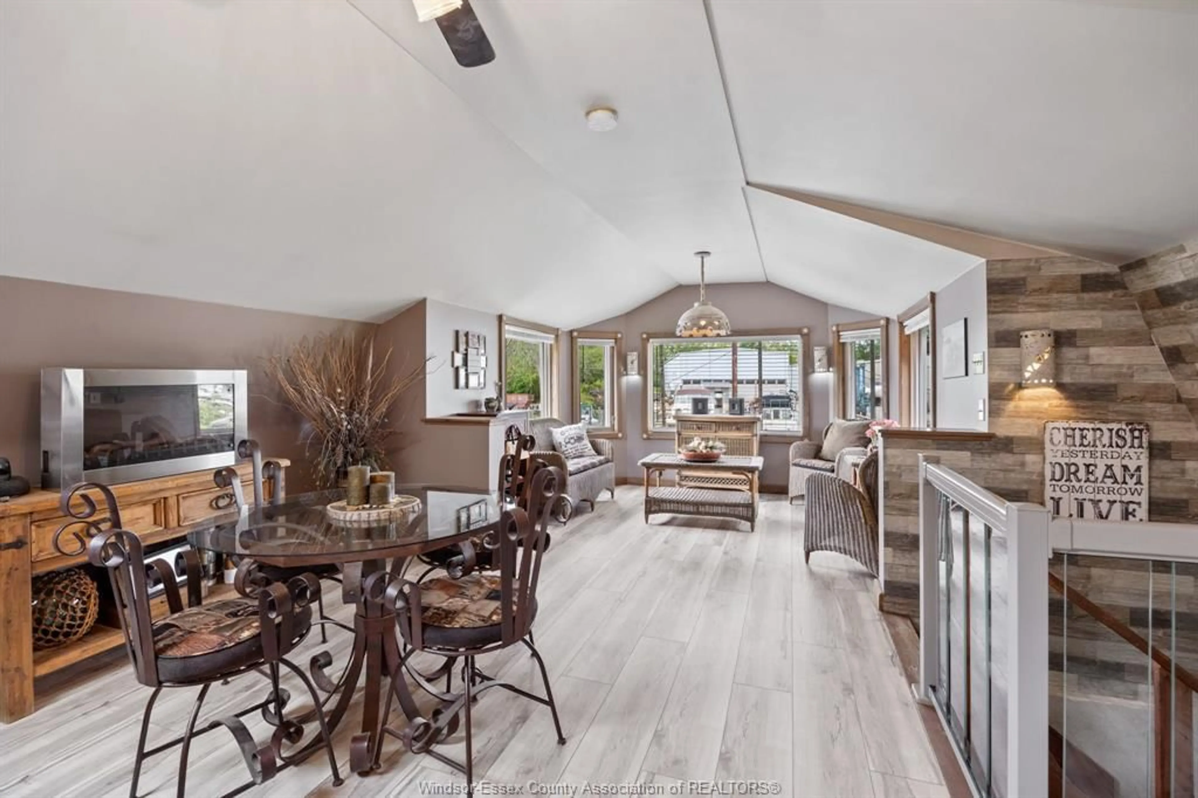 Open concept kitchen, wood/laminate floor for 24559 DASHWHEEL Rd, Chatham-Kent Ontario N0P 2L0