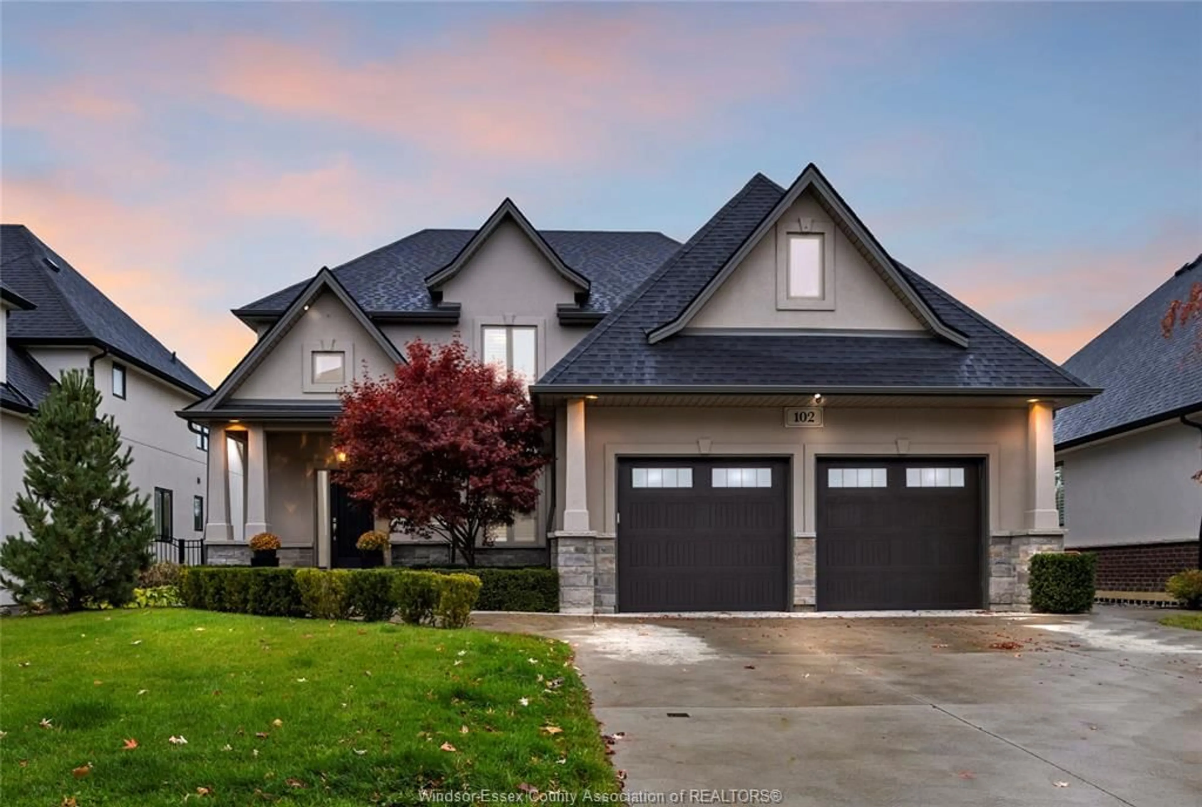 Home with brick exterior material, street for 102 HAYES Ave, Tecumseh Ontario N8N 0E1