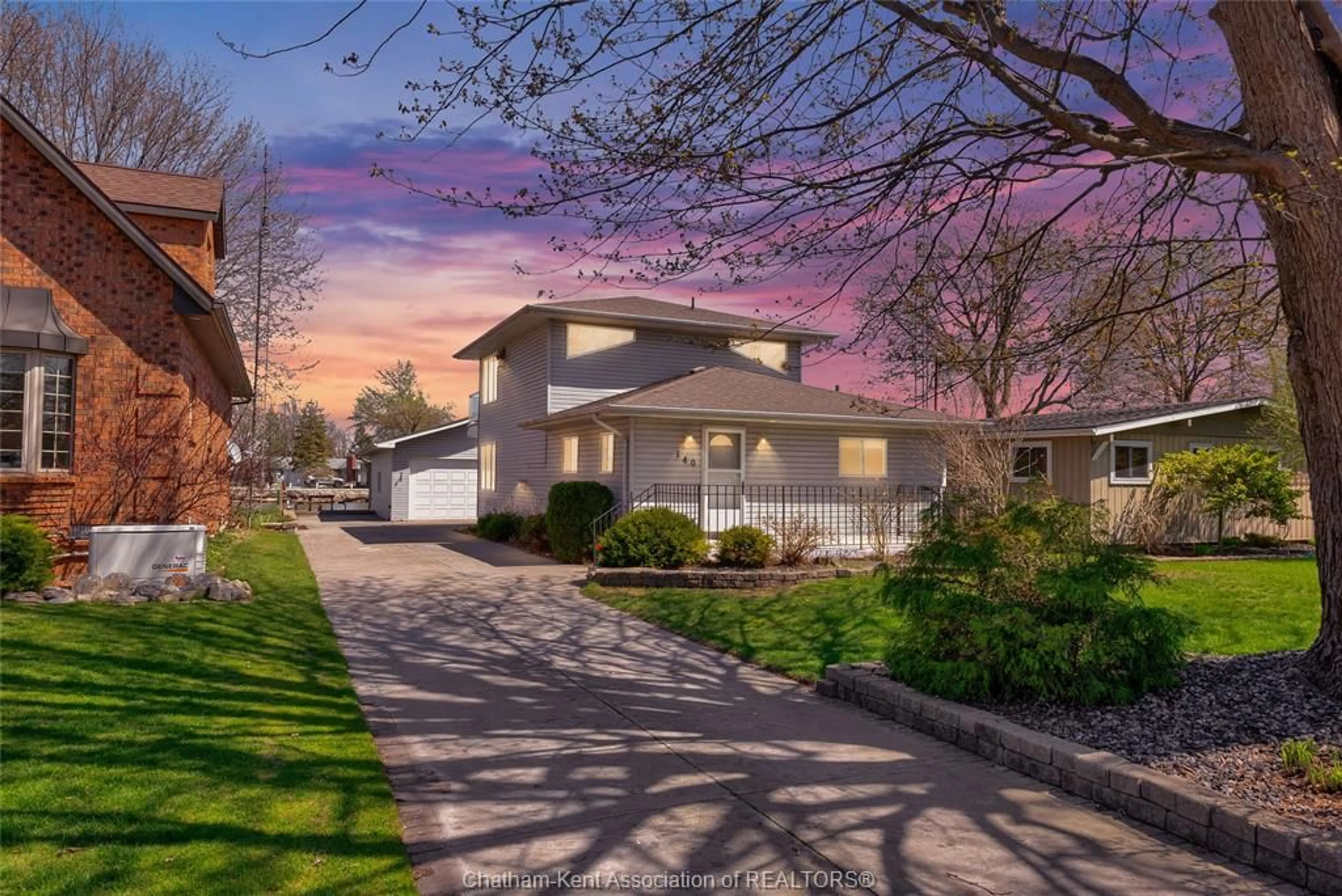 A pic from outside/outdoor area/front of a property/back of a property/a pic from drone, street for 140 CANAL Rd, Lighthouse Cove Ontario N0P 2L0