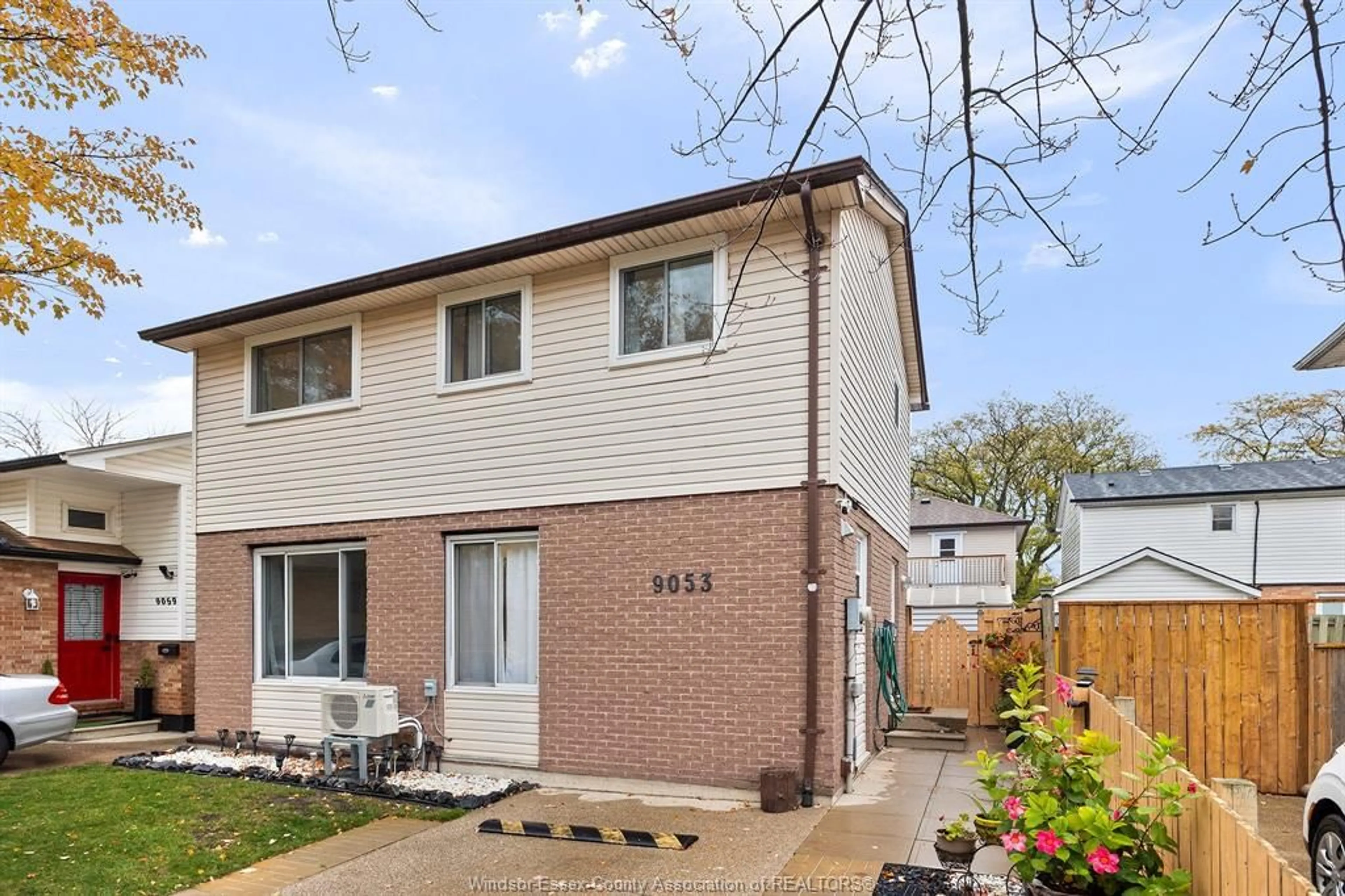 Home with brick exterior material, street for 9053 COPPERFIELD Crt, Windsor Ontario N8S 4H2