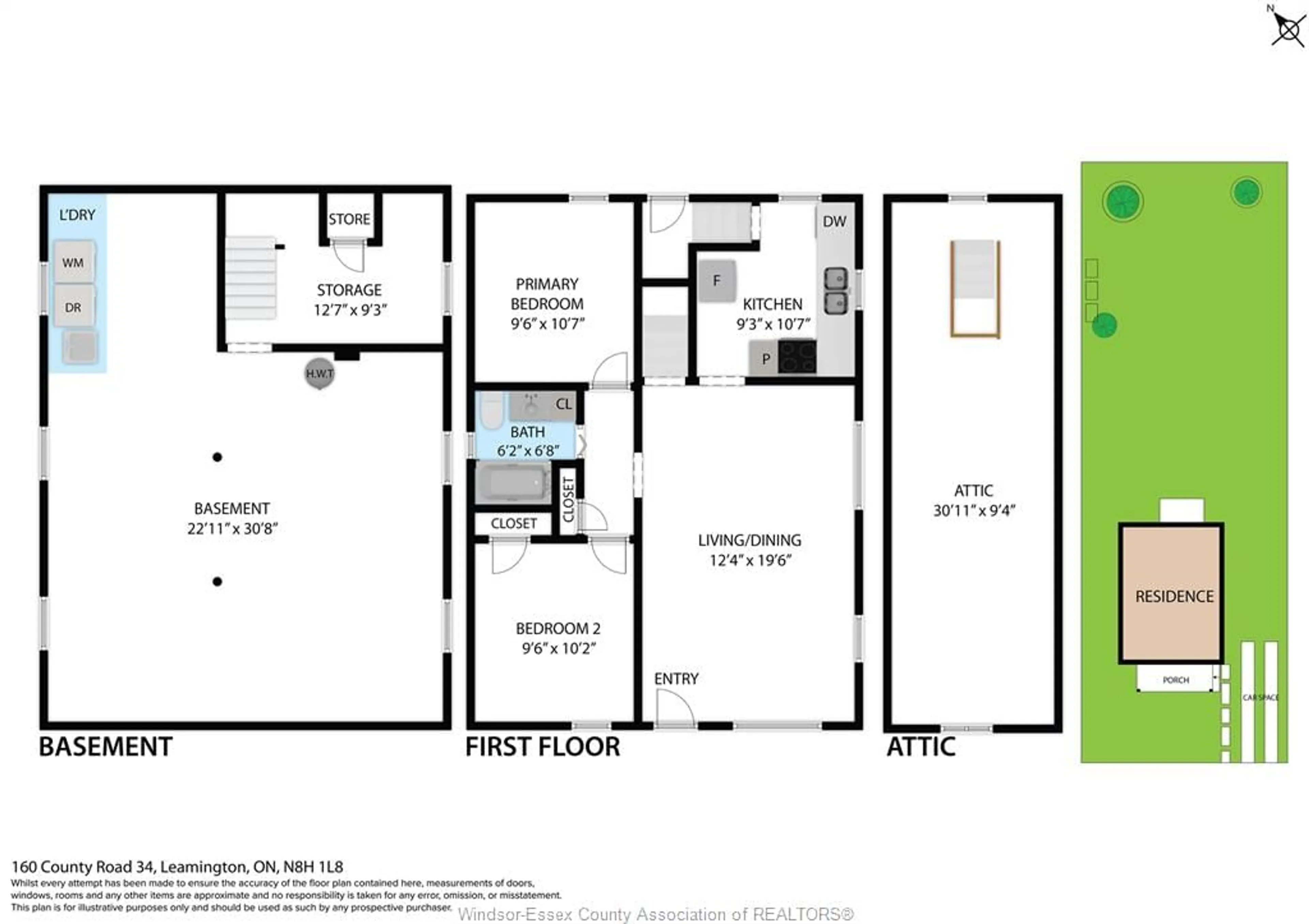Floor plan for 160 County Rd 34 W, Kingsville Ontario N0R 1B0