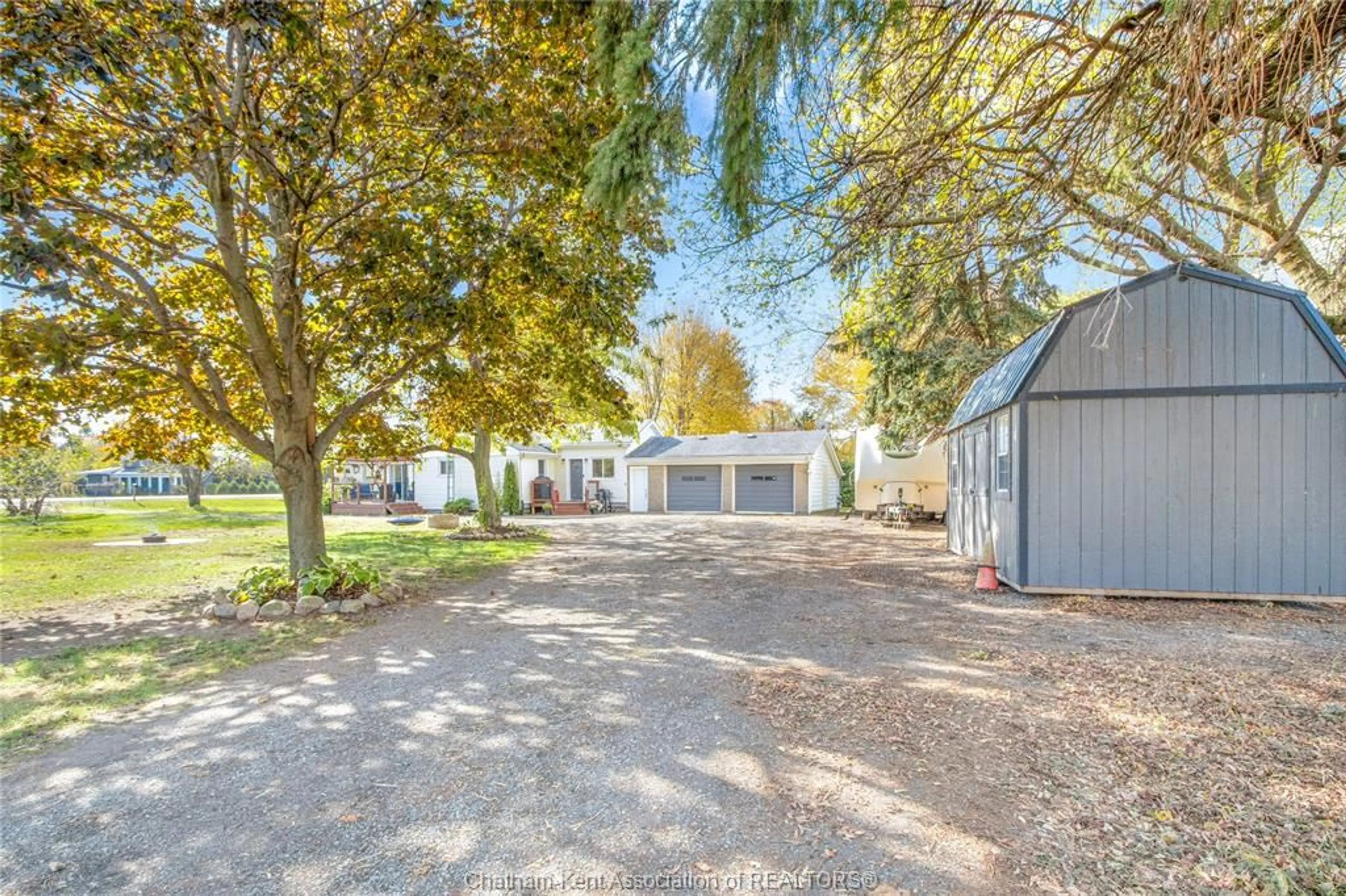 A pic from outside/outdoor area/front of a property/back of a property/a pic from drone, street for 19656 FOUR ROD Rd, Dealtown Ontario N0P 1A0