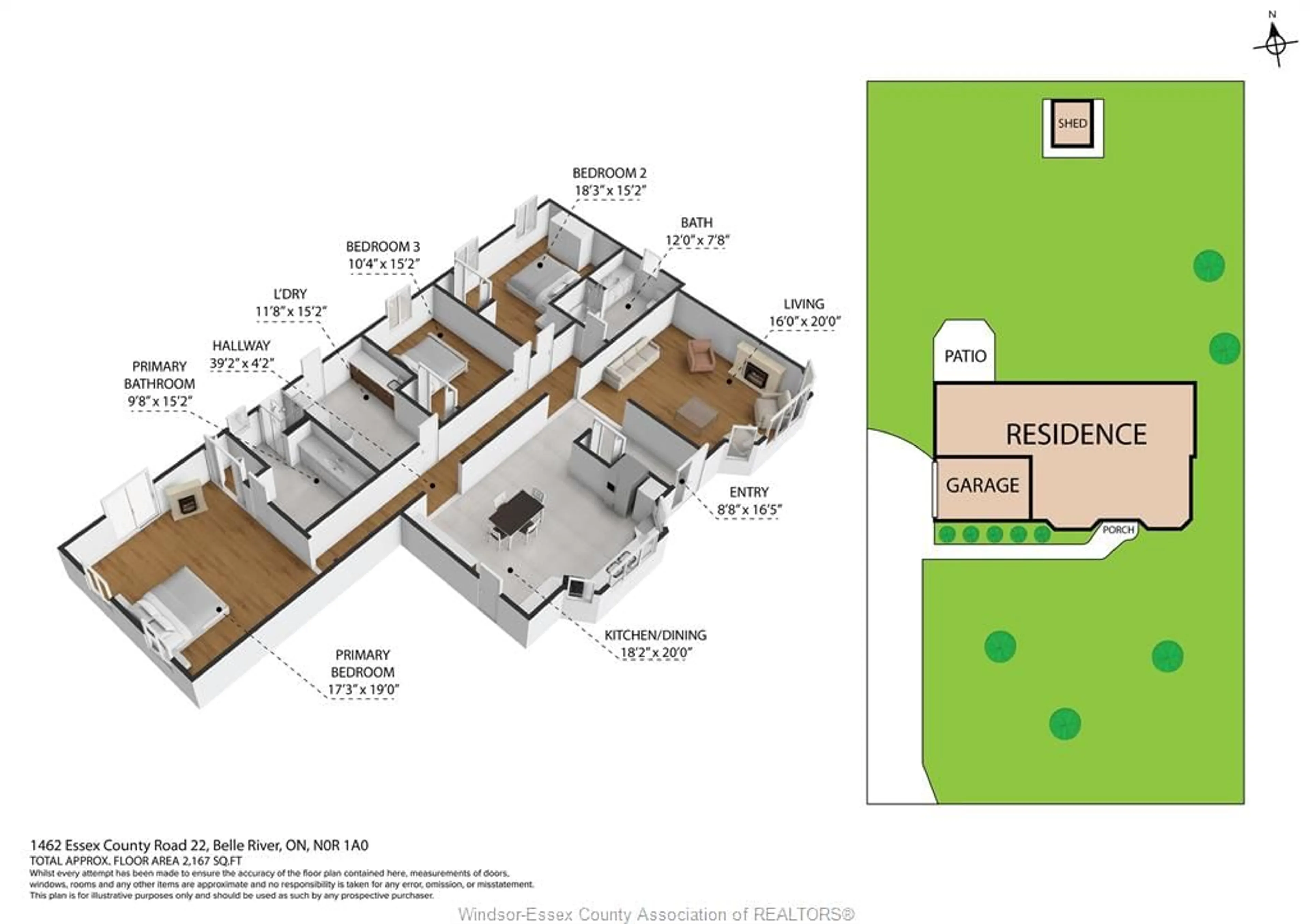 Floor plan for 1462 County Rd 22, Lakeshore Ontario N8L 0H9