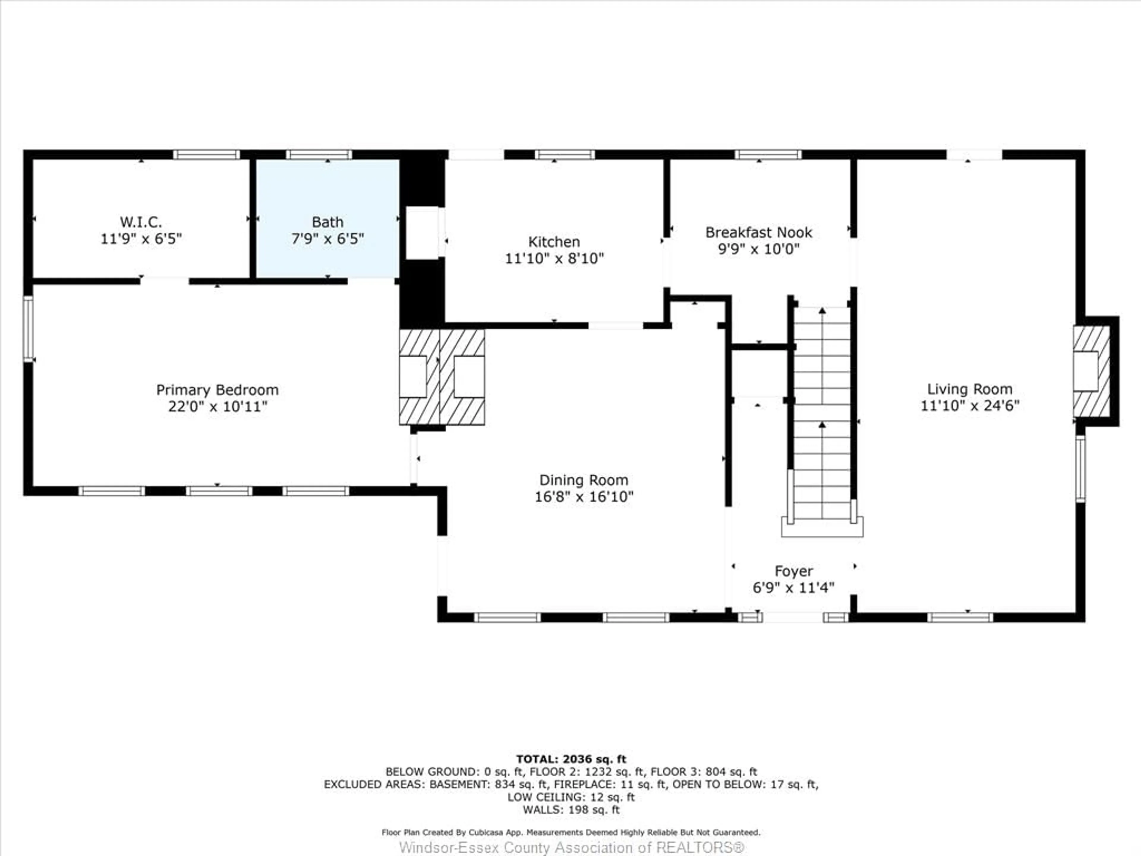 Floor plan for 1203 Seacliff Dr, Kingsville Ontario N9Y 2M1