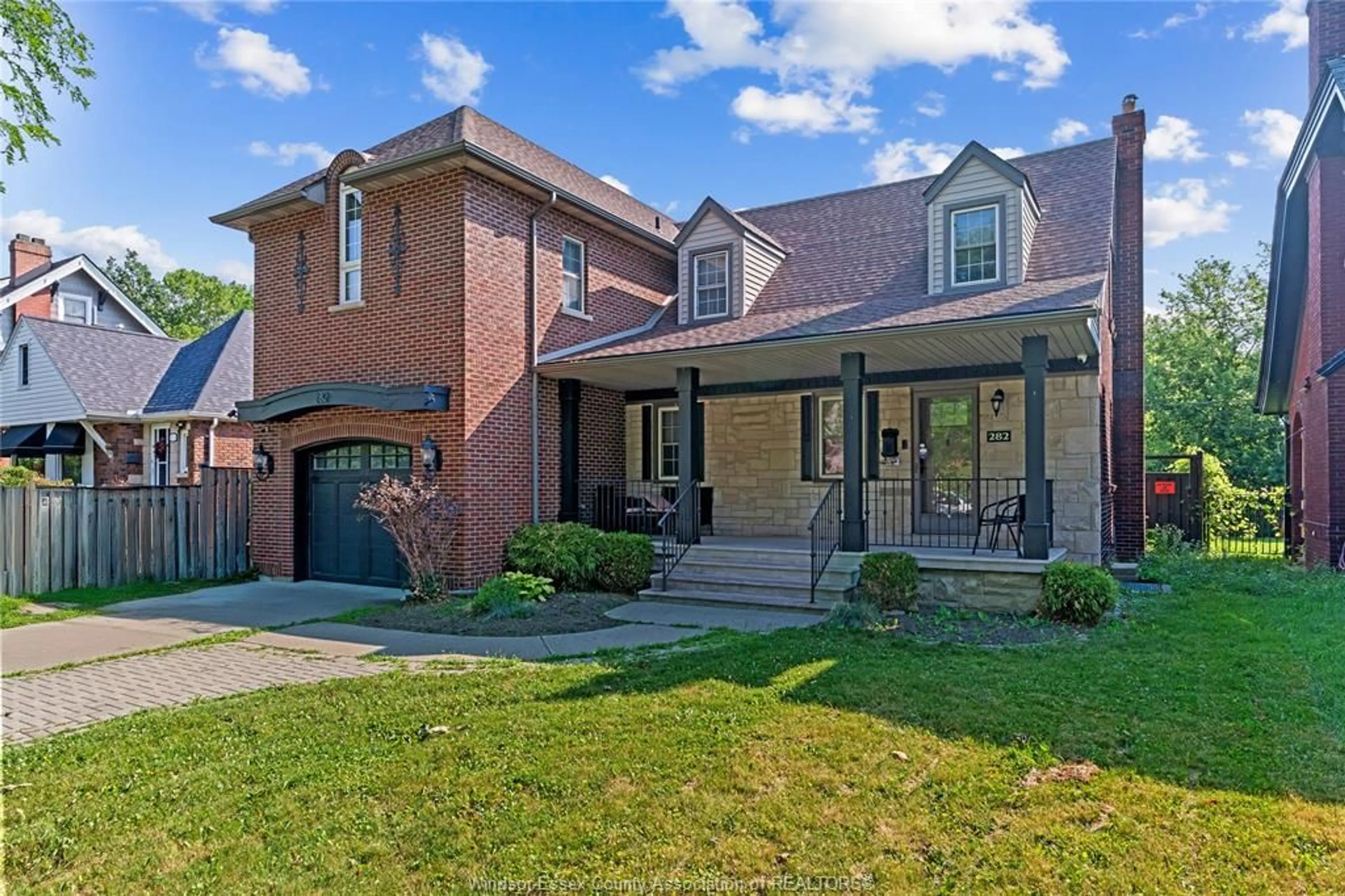 Home with brick exterior material, street for 282 ROSSINI, Windsor Ontario N8N 2Z1