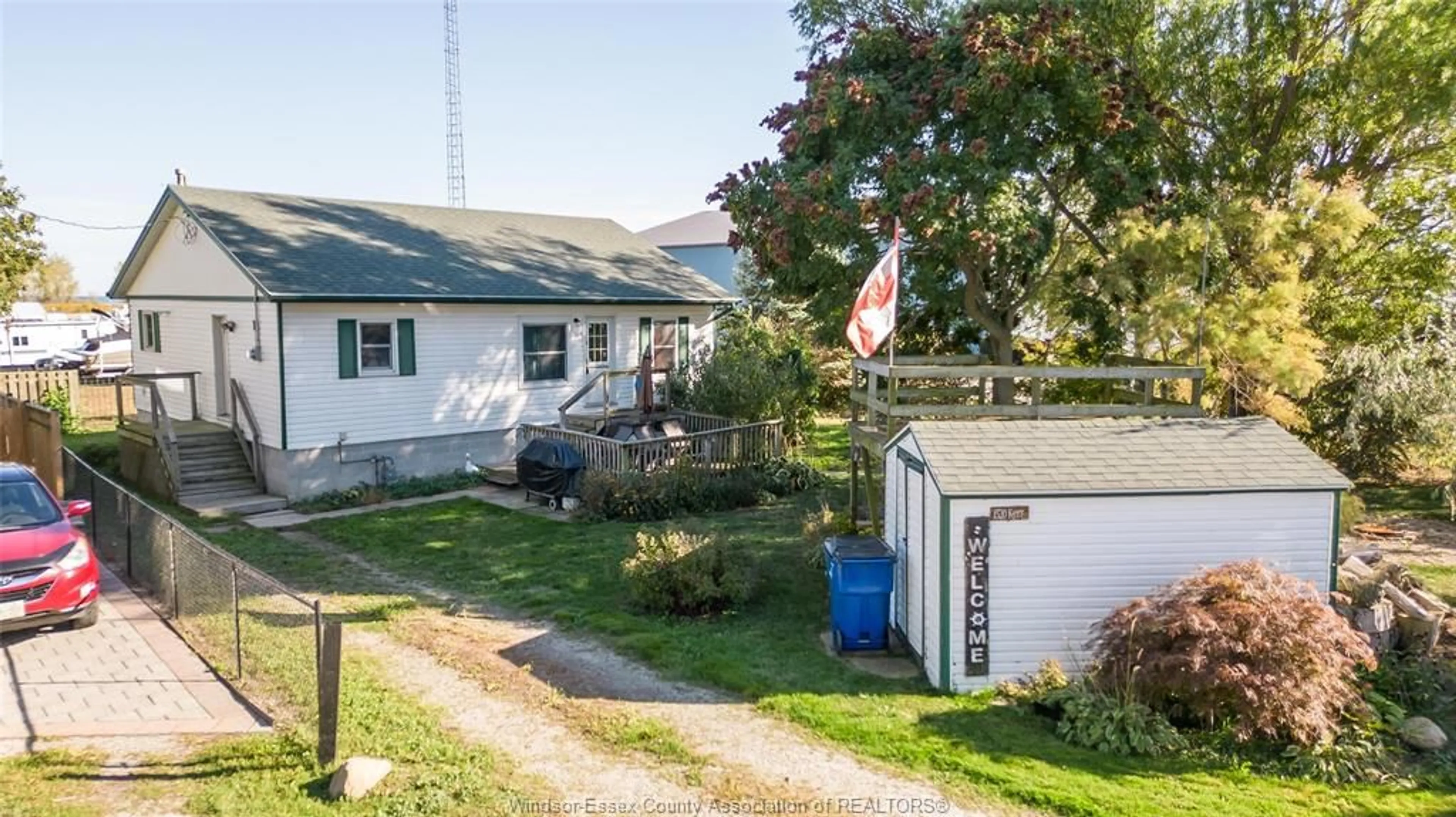 A pic from outside/outdoor area/front of a property/back of a property/a pic from drone, street for 1520 KERR Ave, Erieau Ontario N0P 1N0