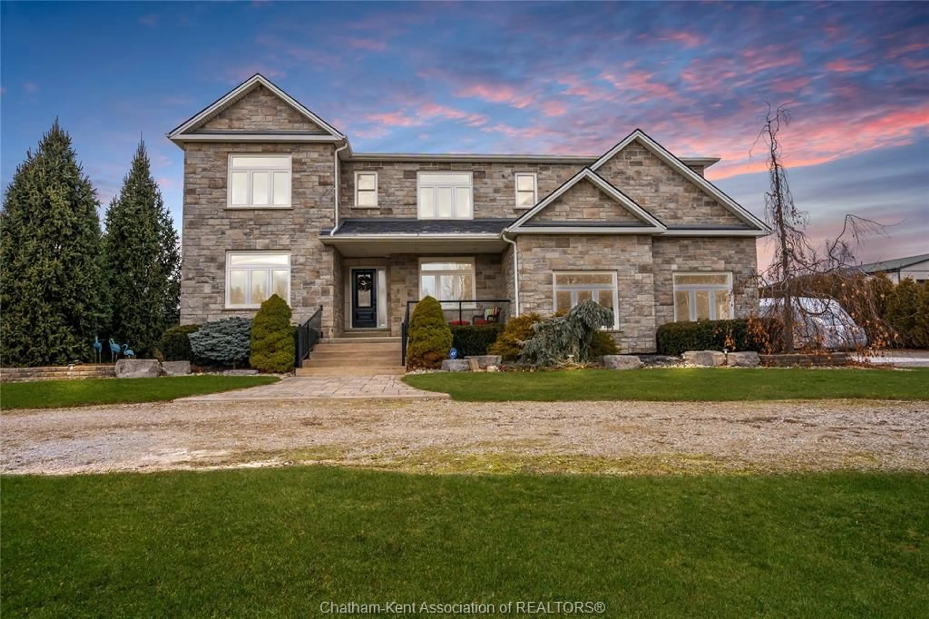 Home with brick exterior material, street for 8545 Water St, Cedar Springs Ontario N0P 1E0