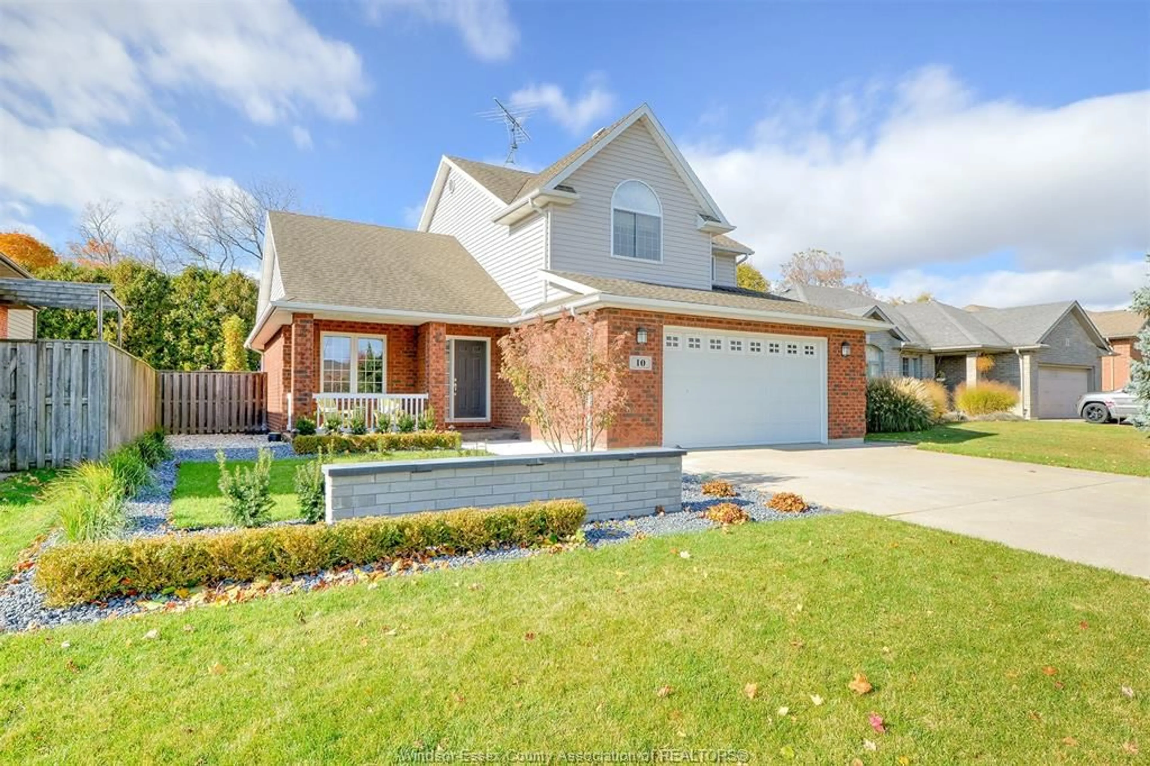 Home with brick exterior material, street for 10 CONSERVATION Blvd, Kingsville Ontario N9Y 4E2