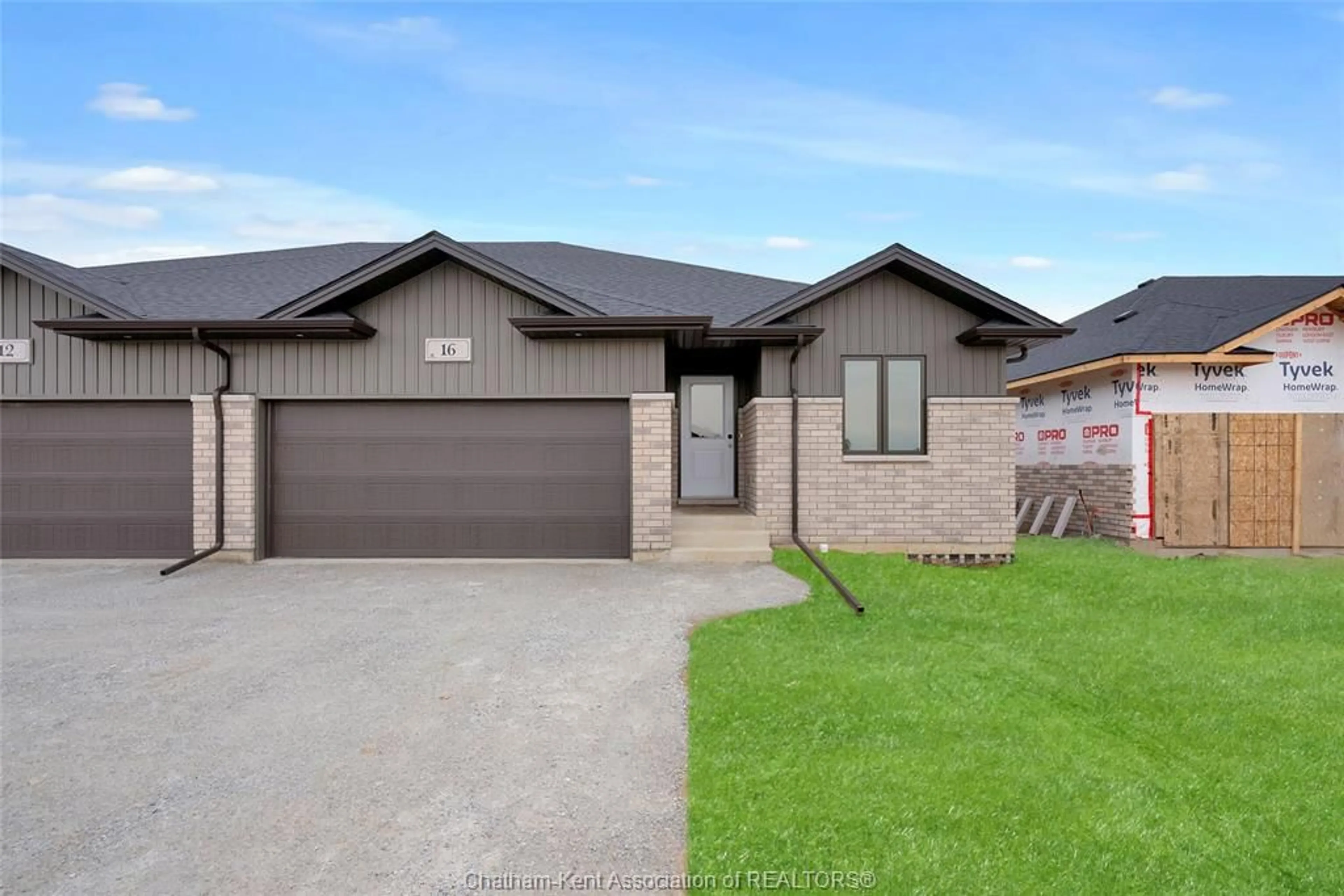 Home with brick exterior material, street for 8 Cornerstone Pl, Chatham Ontario N7M 0V8