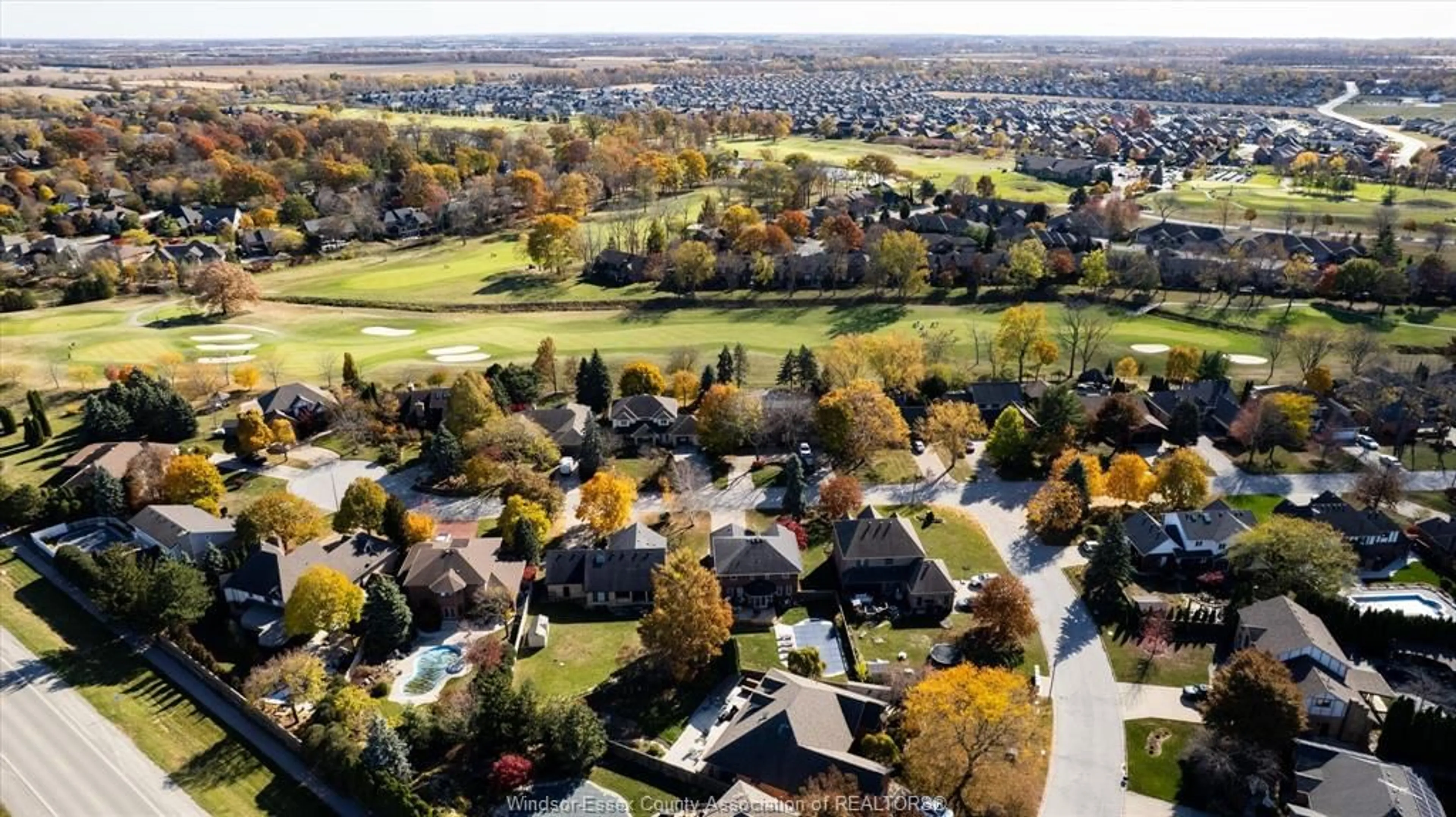 A pic from outside/outdoor area/front of a property/back of a property/a pic from drone, street for 238 TURNER Cres, Amherstburg Ontario N9V 3T3