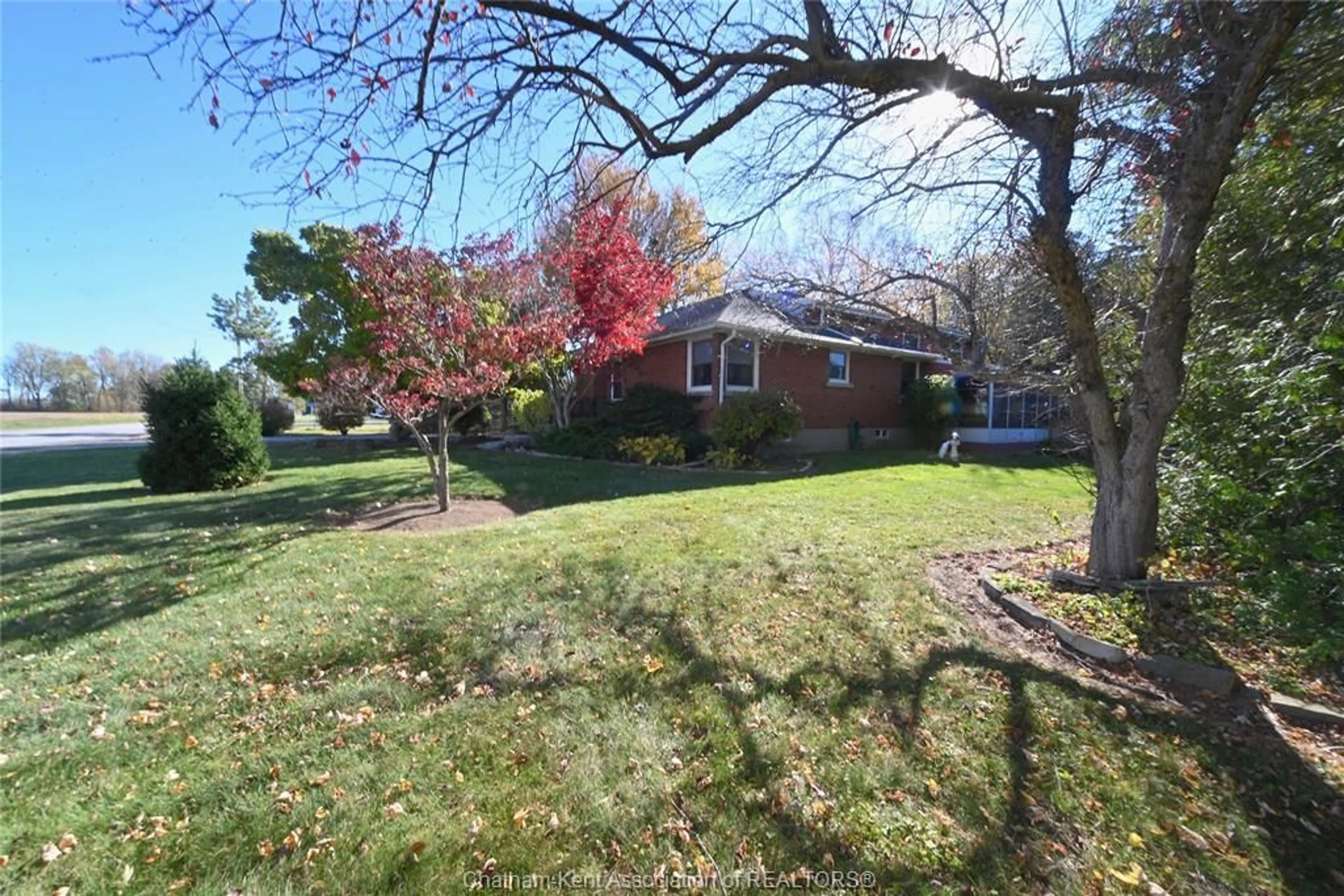 A pic from outside/outdoor area/front of a property/back of a property/a pic from drone, street for 19278 Hill Rd, Ridgetown Ontario N0P 2C0