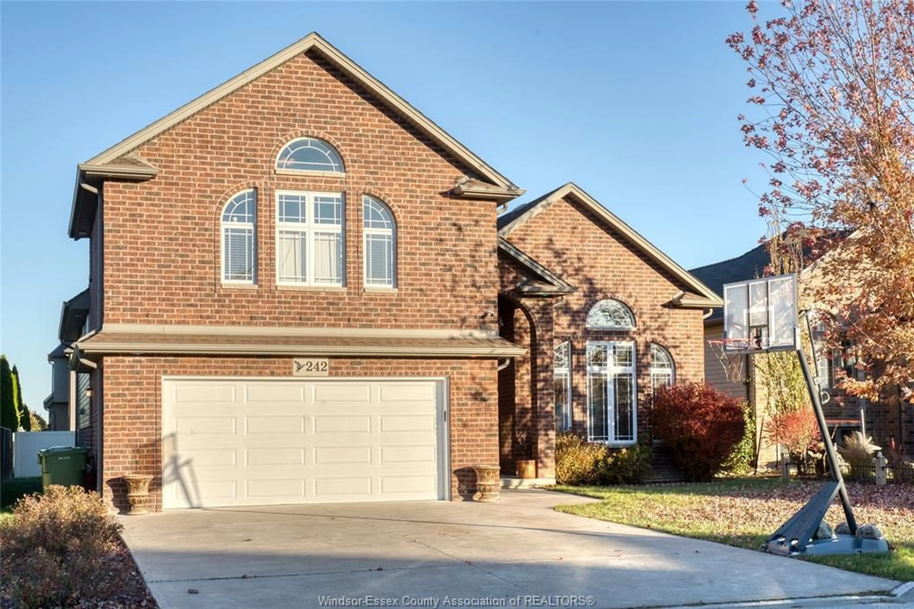 Home with brick exterior material, street for 242 DONALD Cres, Belle River Ontario N0R 1A0