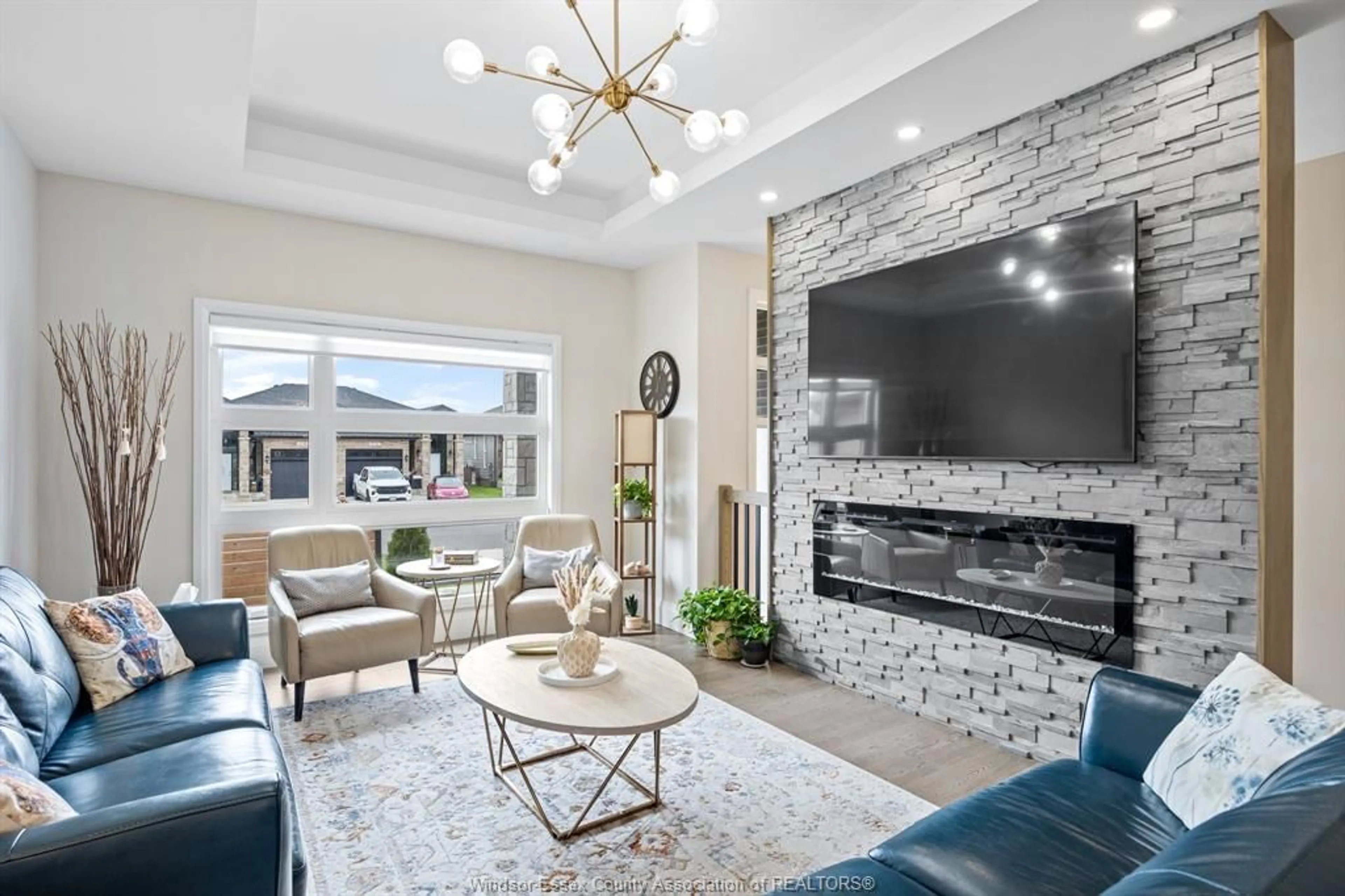 Living room with furniture, unknown for 6 WOODLAND, Kingsville Ontario N9Y 0A9