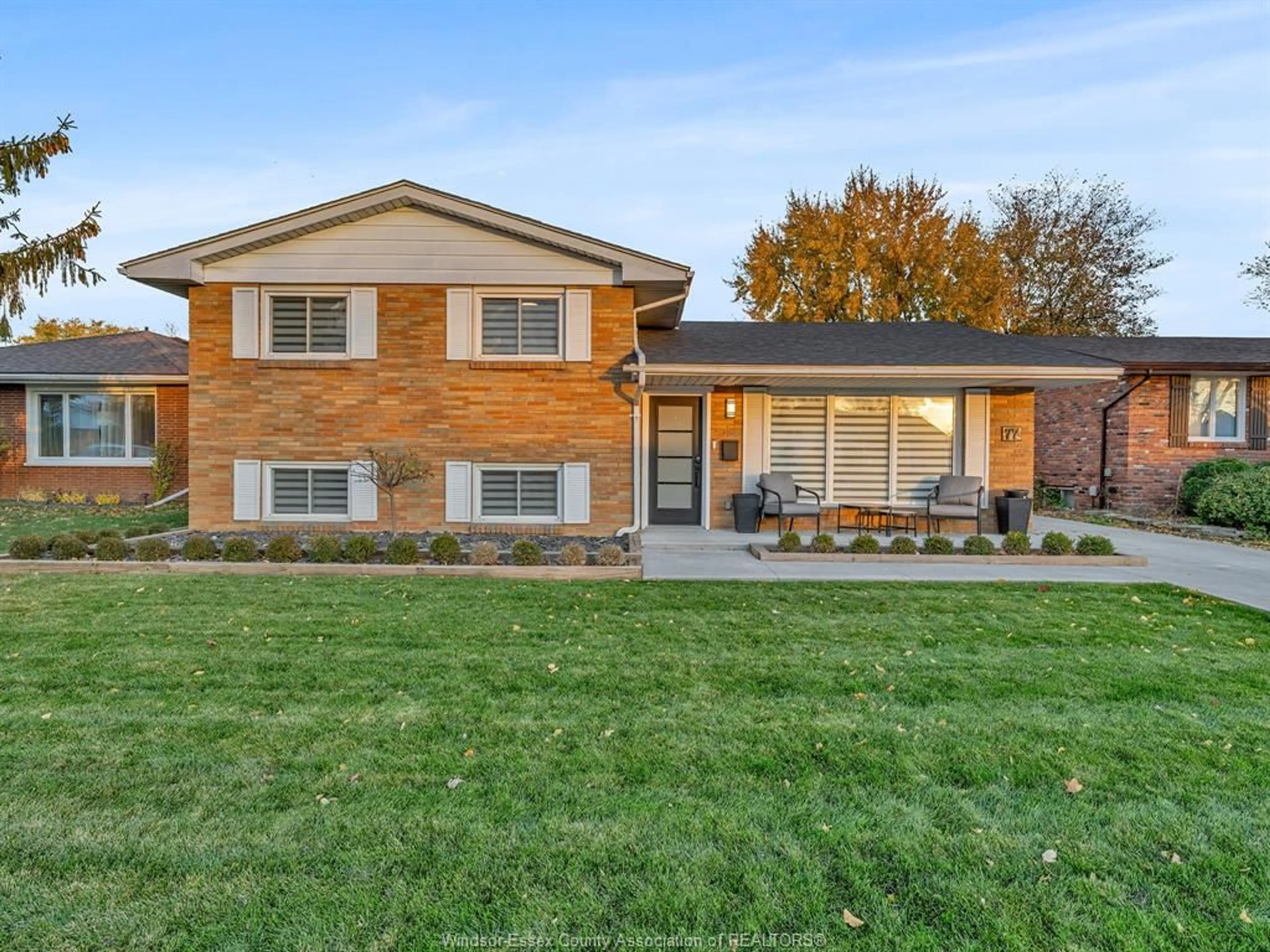 Home with brick exterior material, street for 77 VENETIAN, Amherstburg Ontario N9V 3A3