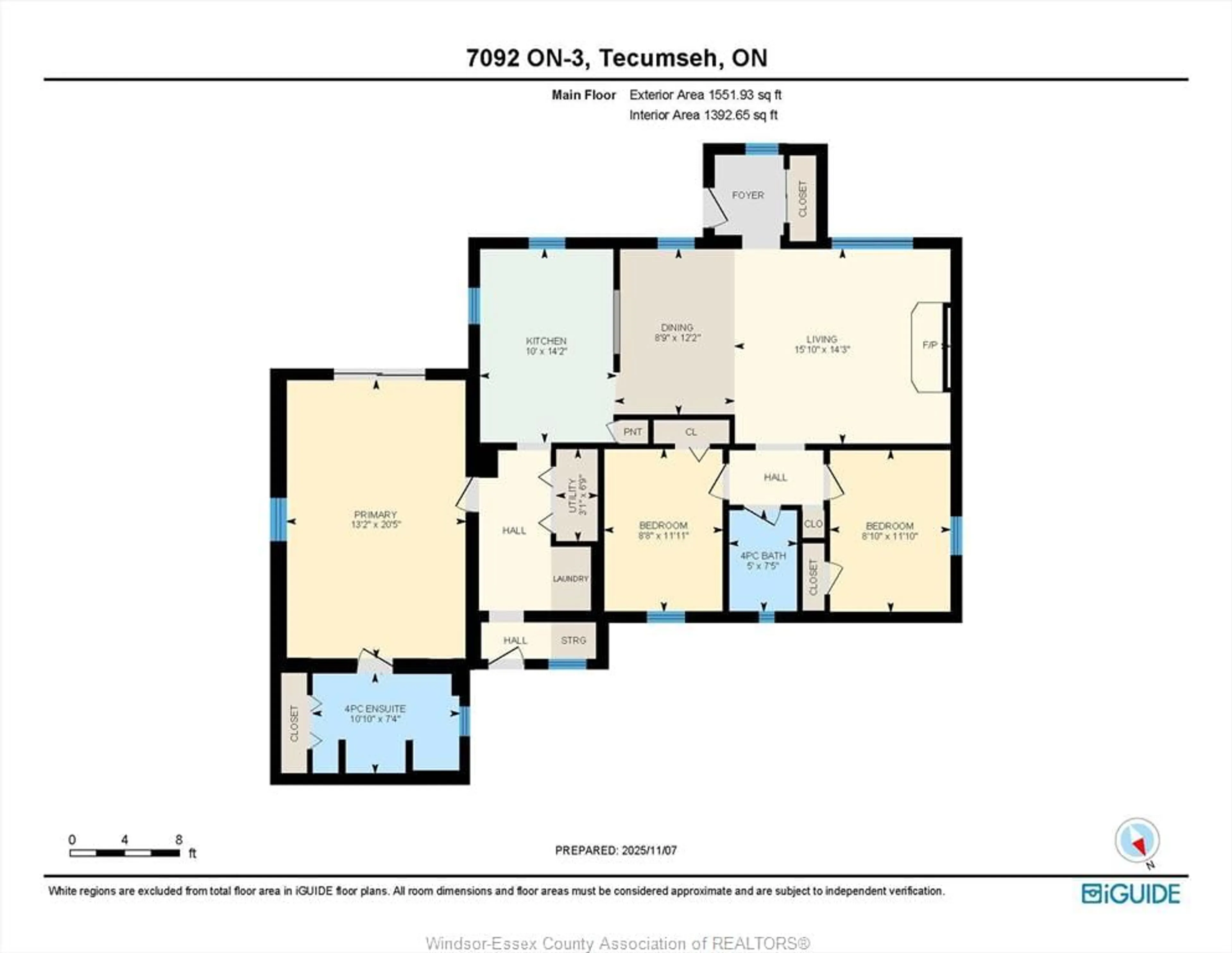 Floor plan for 7092 HIGHWAY 3, Tecumseh Ontario N0R 1K0