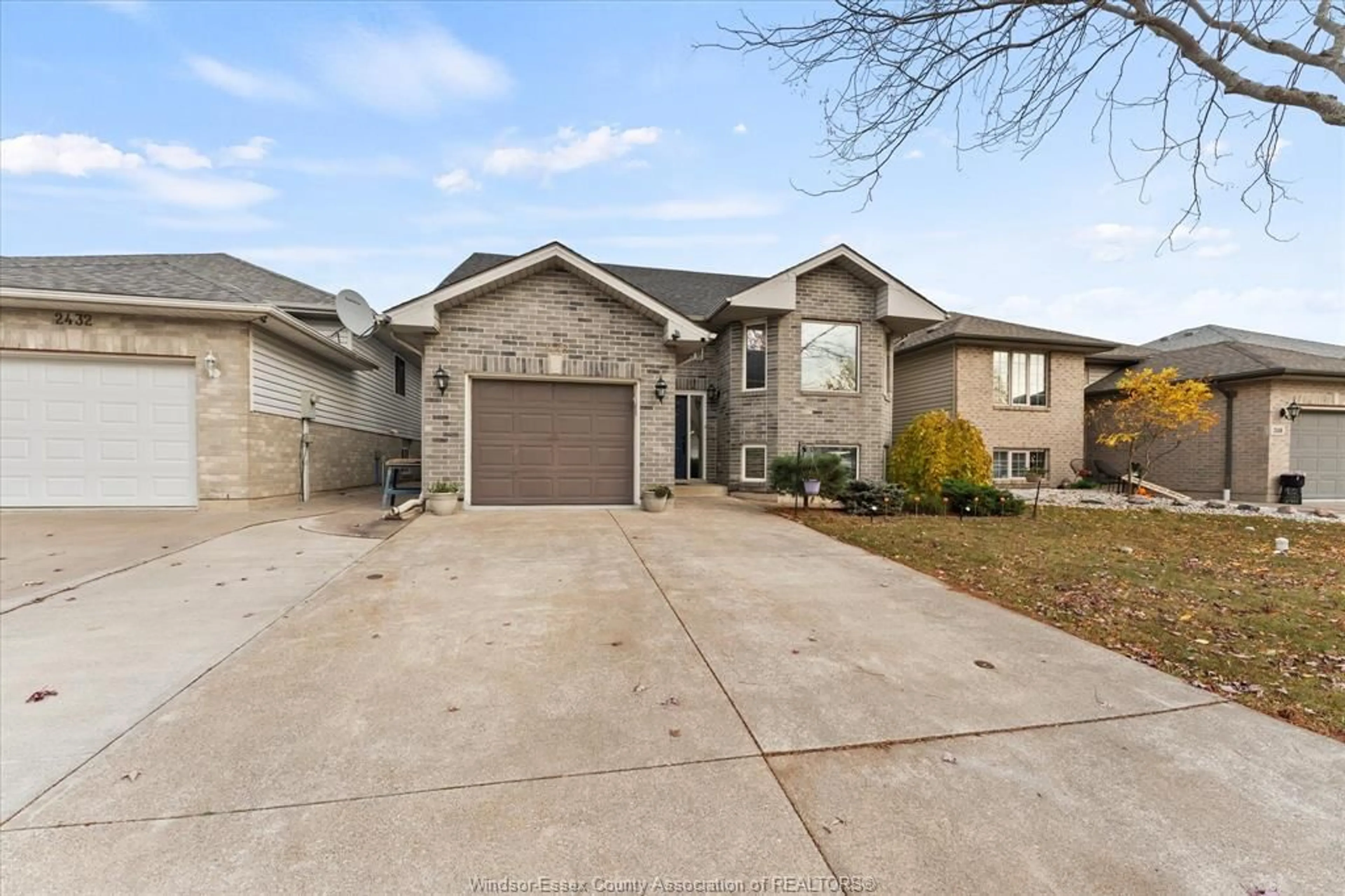 Home with brick exterior material, street for 2440 TIMBERCREST, Windsor Ontario N8P 1S2