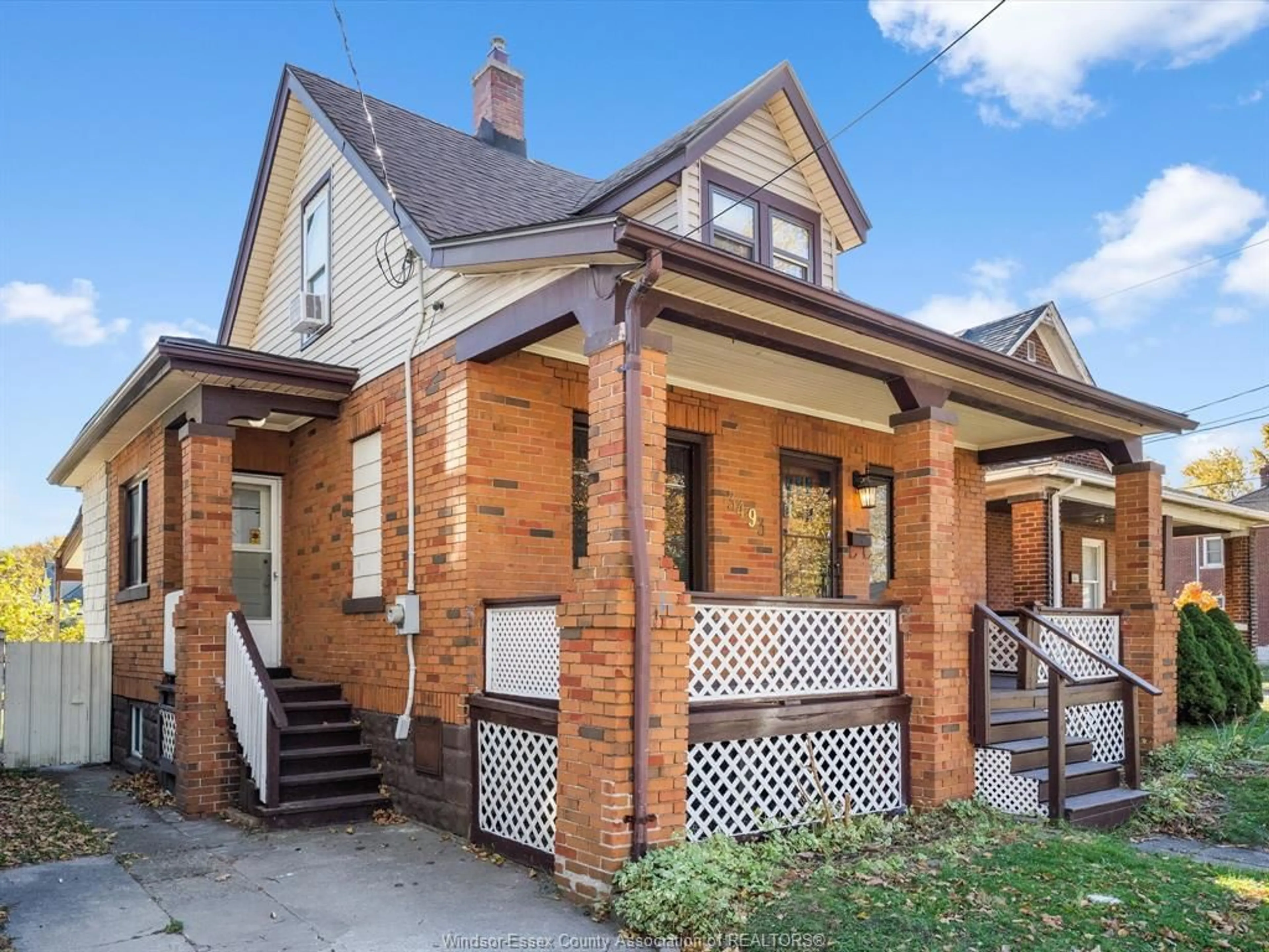 Home with brick exterior material, street for 3493 PETER St, Windsor Ontario N9C 1J4