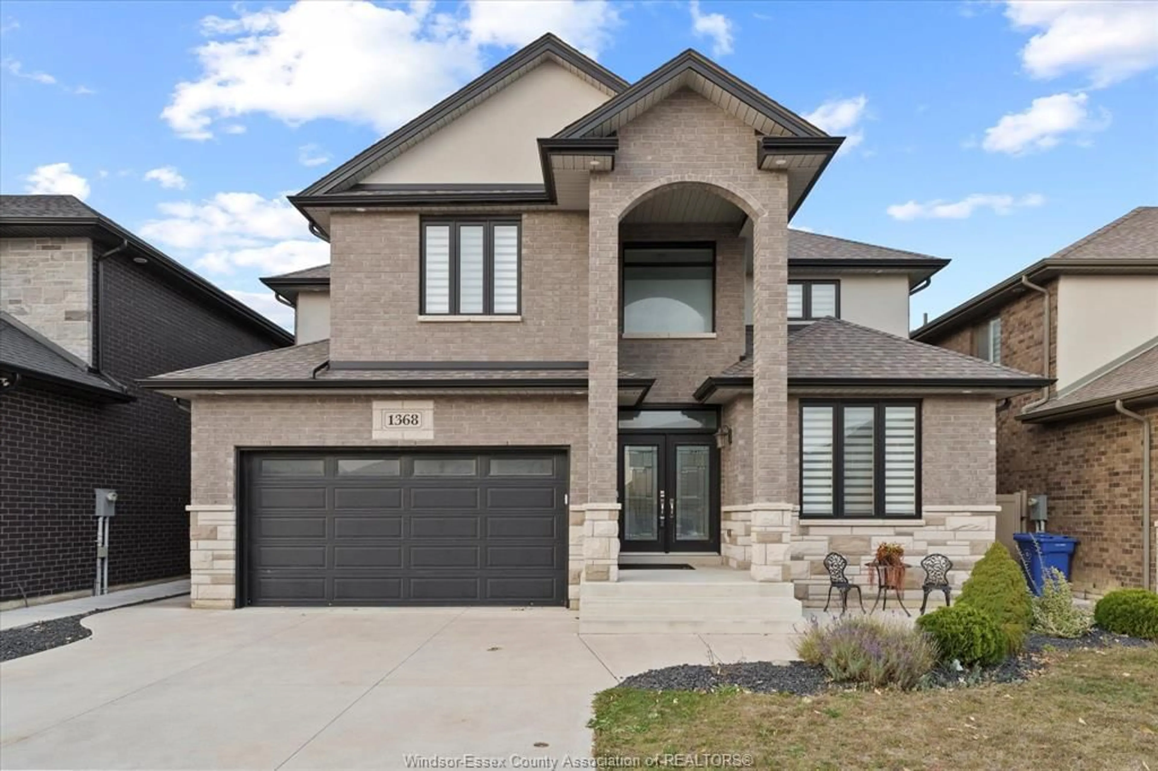 Home with brick exterior material, street for 1368 HELSINKI Crt, Windsor Ontario N9G 2H4