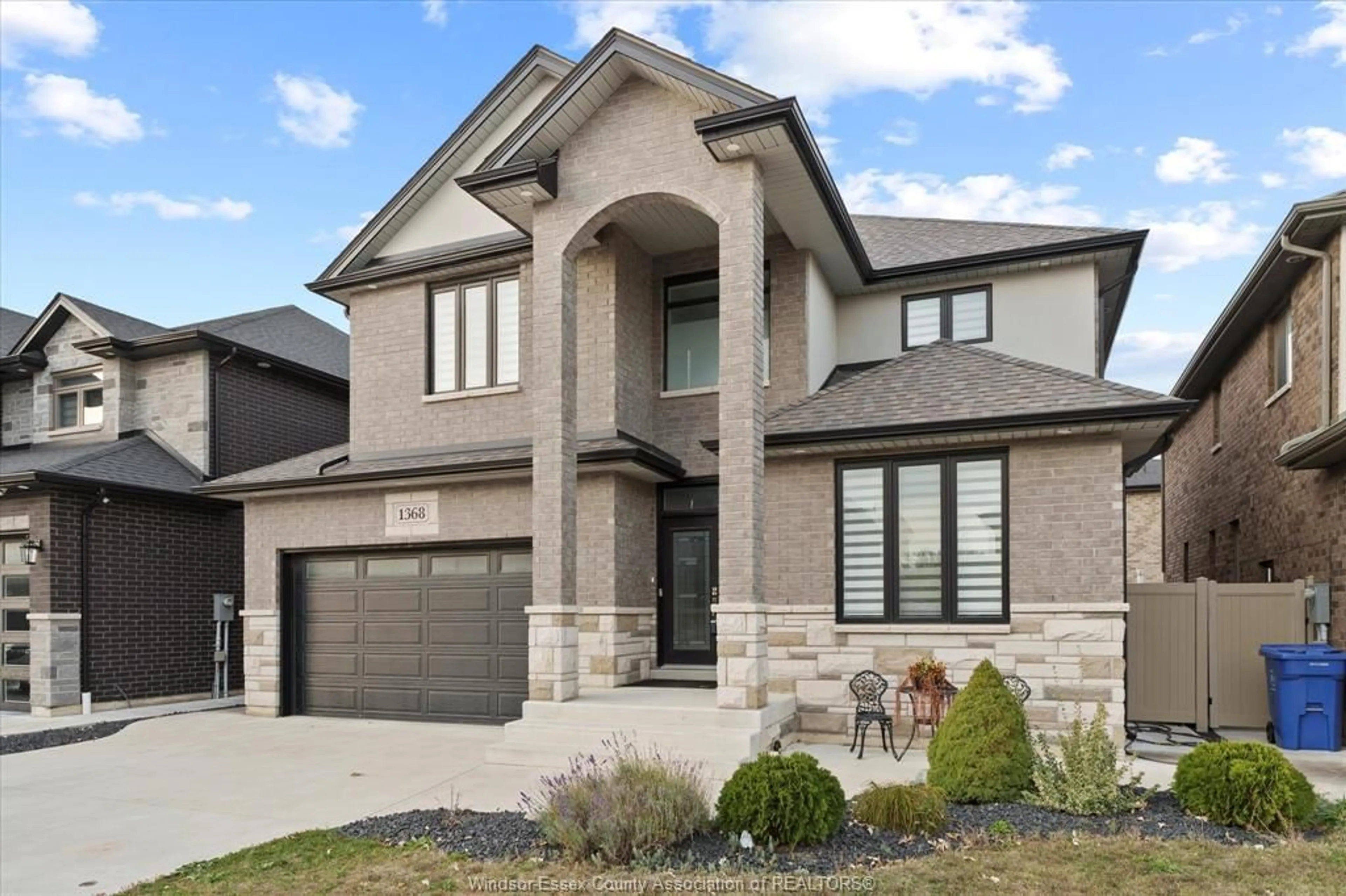 Home with brick exterior material, street for 1368 HELSINKI Crt, Windsor Ontario N9G 2H4