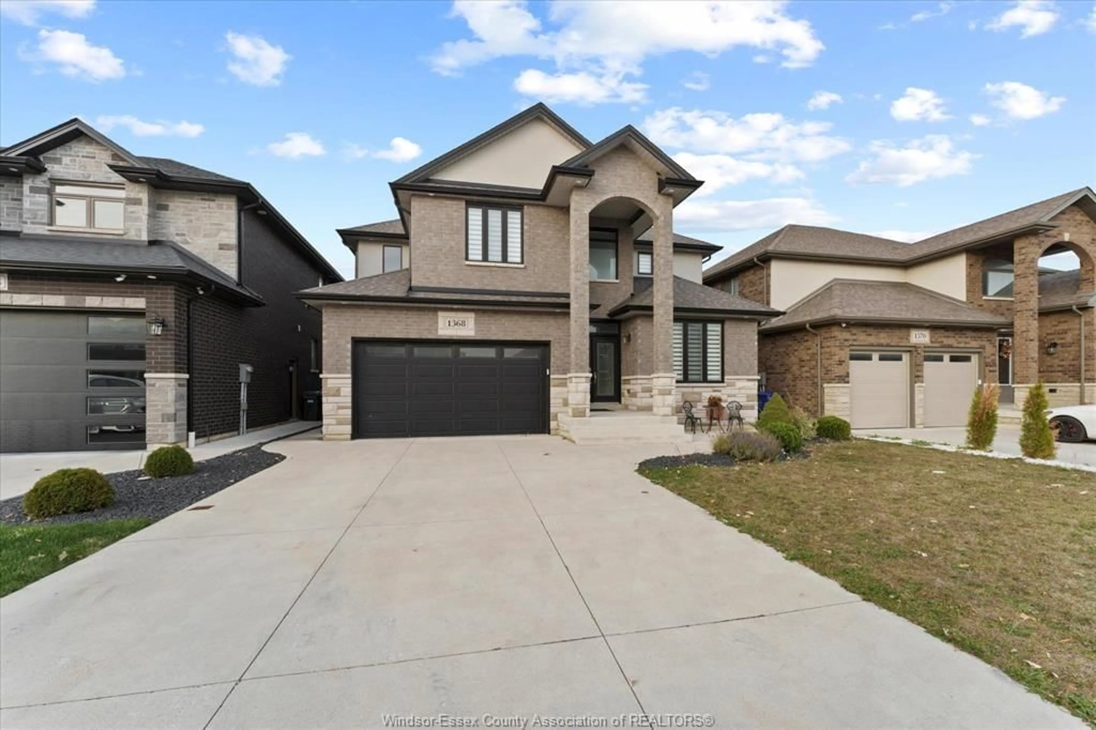 Home with brick exterior material, street for 1368 HELSINKI Crt, Windsor Ontario N9G 2H4