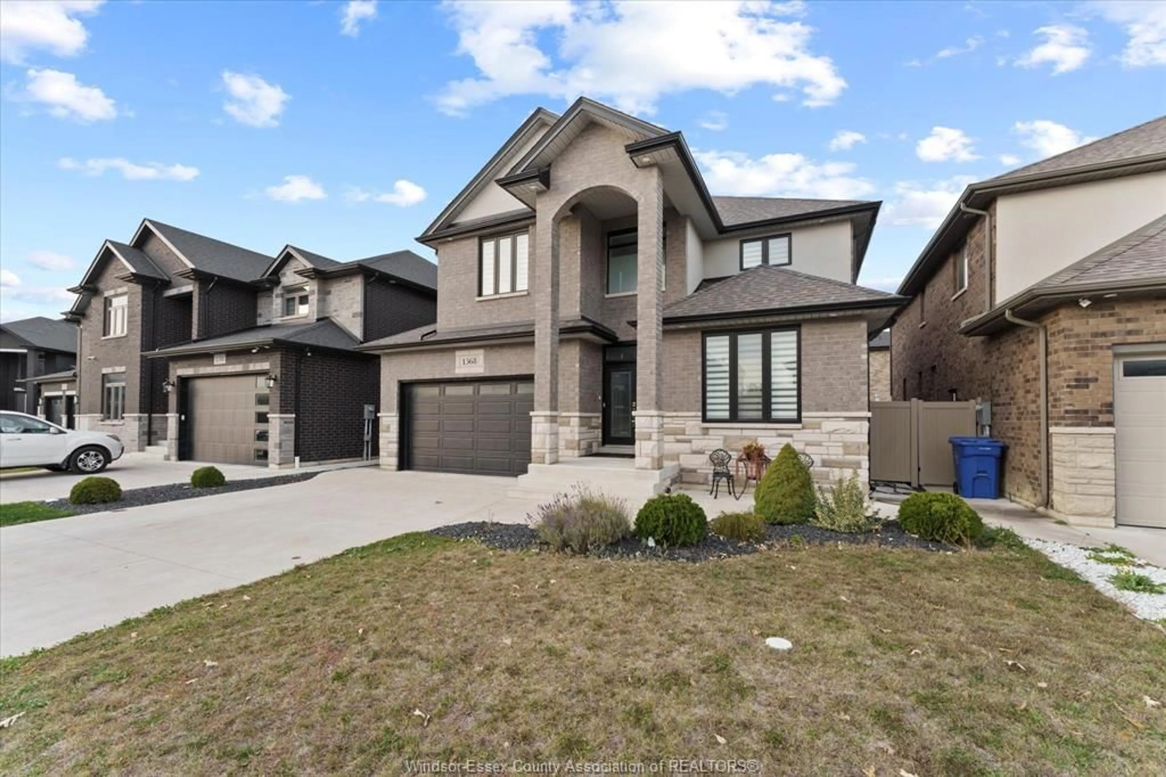 Home with brick exterior material, street for 1368 HELSINKI Crt, Windsor Ontario N9G 2H4