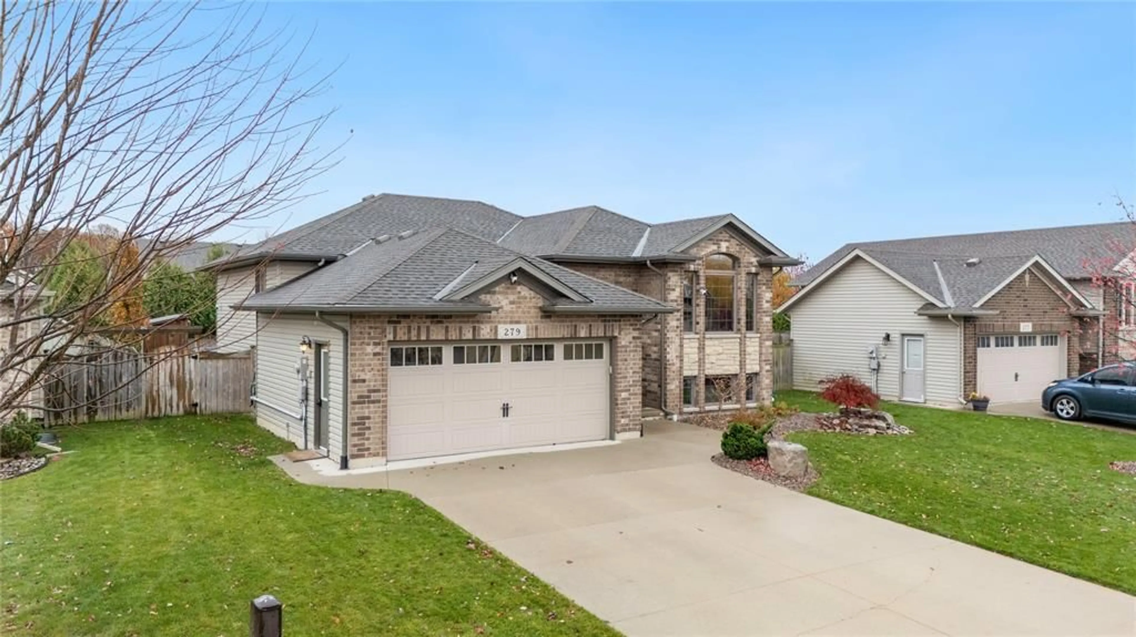 Home with brick exterior material, street for 279 HOMESTRETCH Dr, St Clair Ontario N0N 1G0