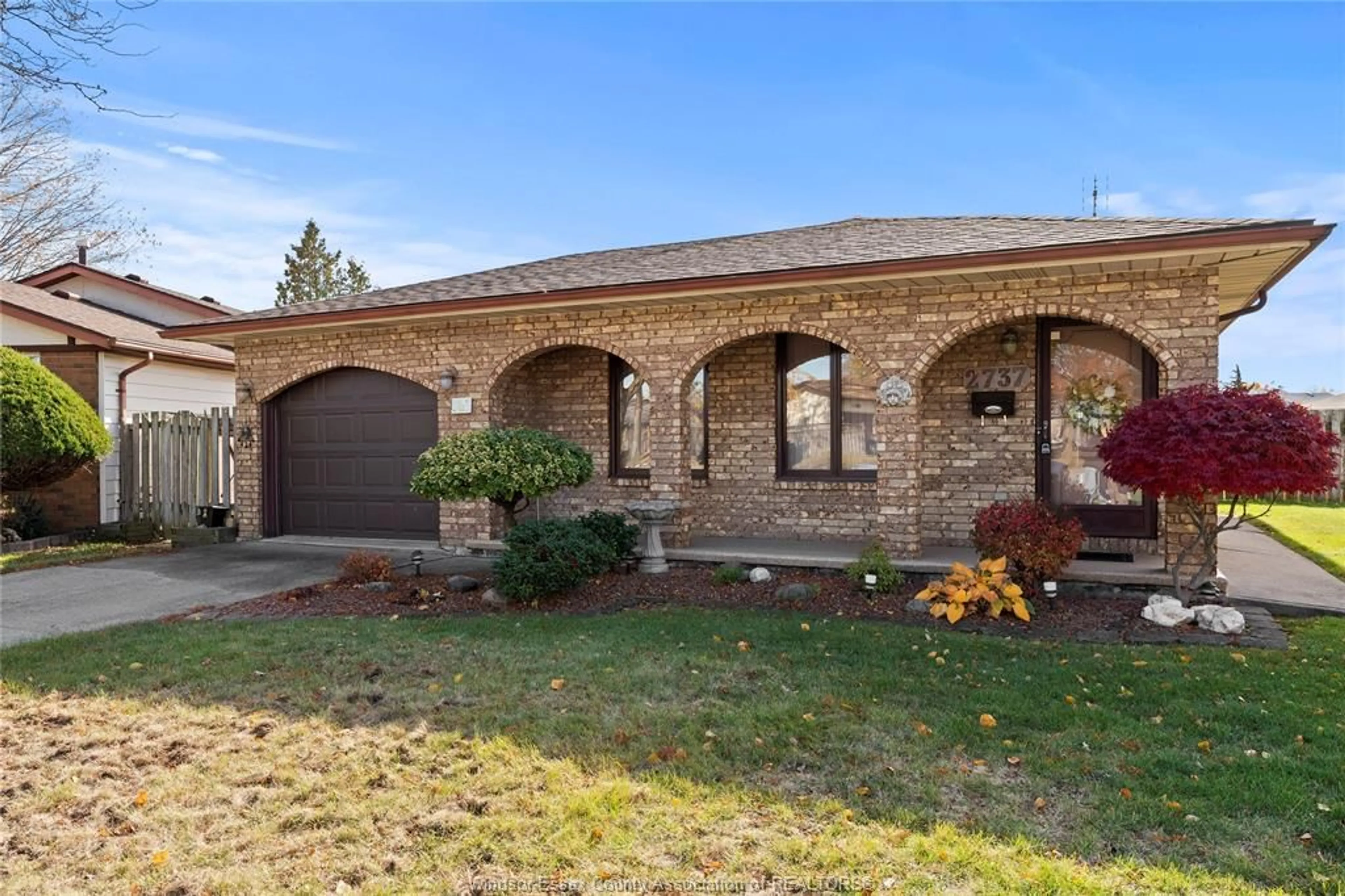 Home with brick exterior material, street for 2737 BRAMLEY Cres, Windsor Ontario N8W 4X2