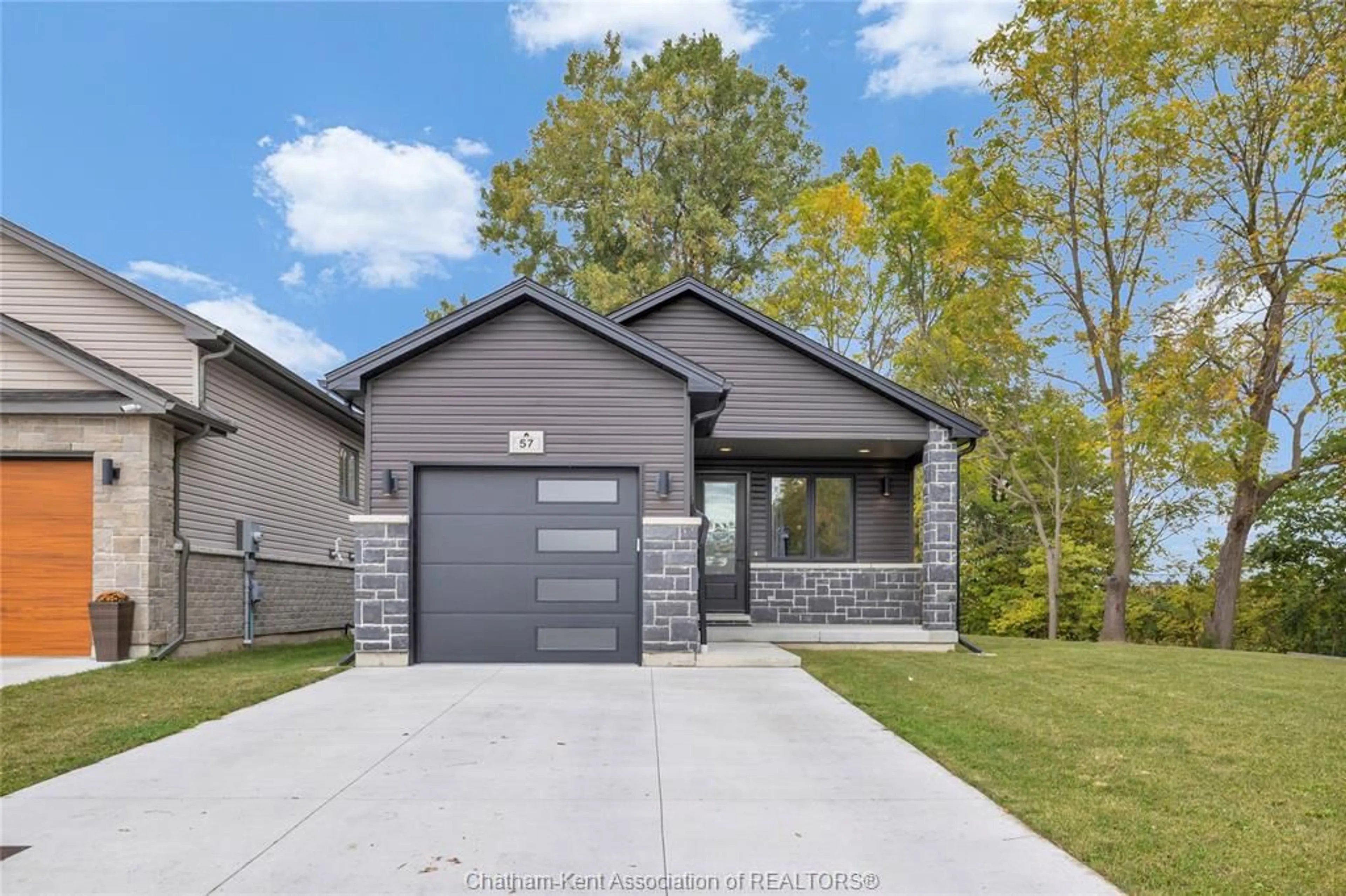 Home with brick exterior material, street for 57 BAFFIN Way, Chatham Ontario N7L 0C4