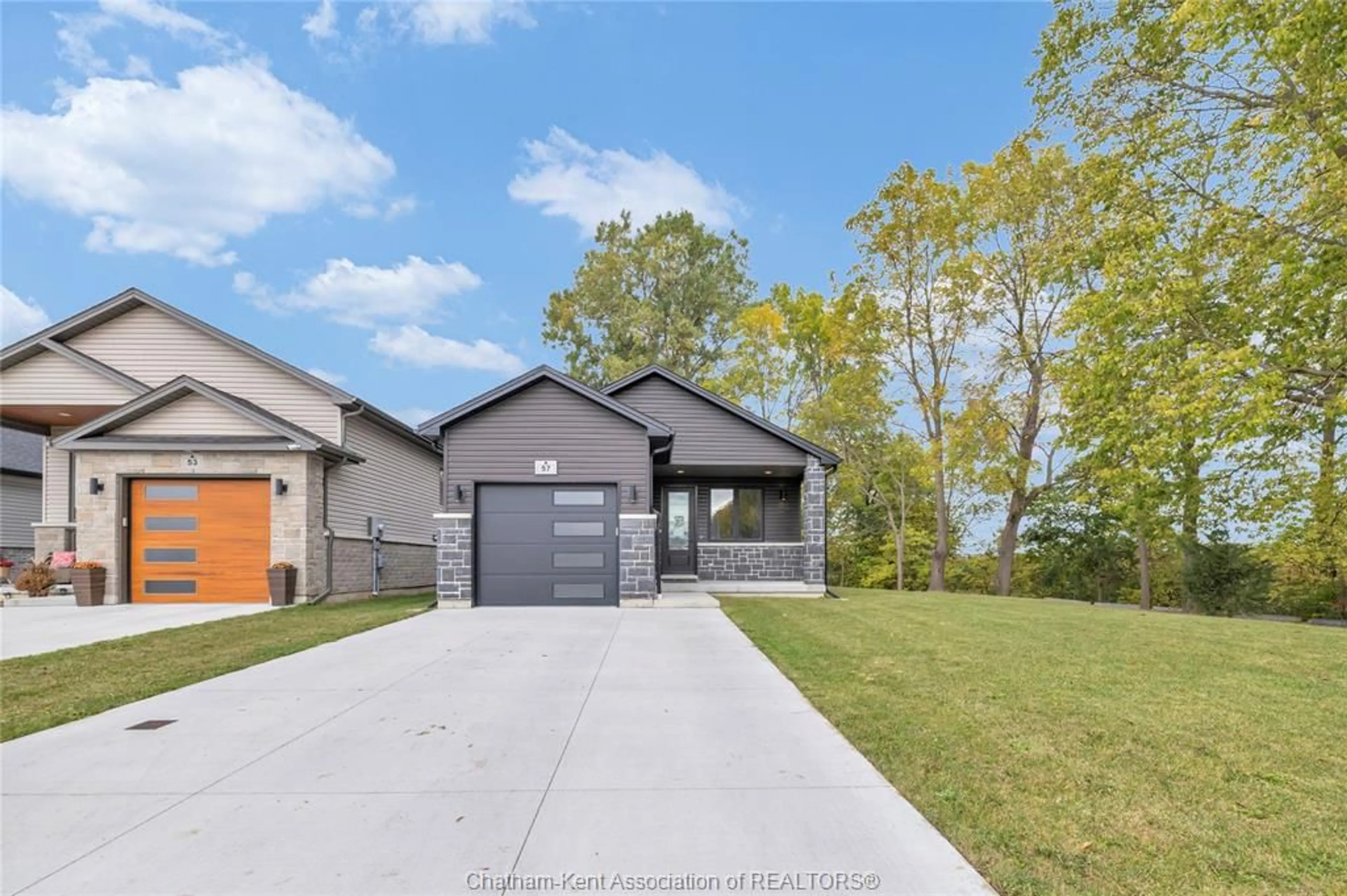 Home with brick exterior material, street for 57 BAFFIN Way, Chatham Ontario N7L 0C4