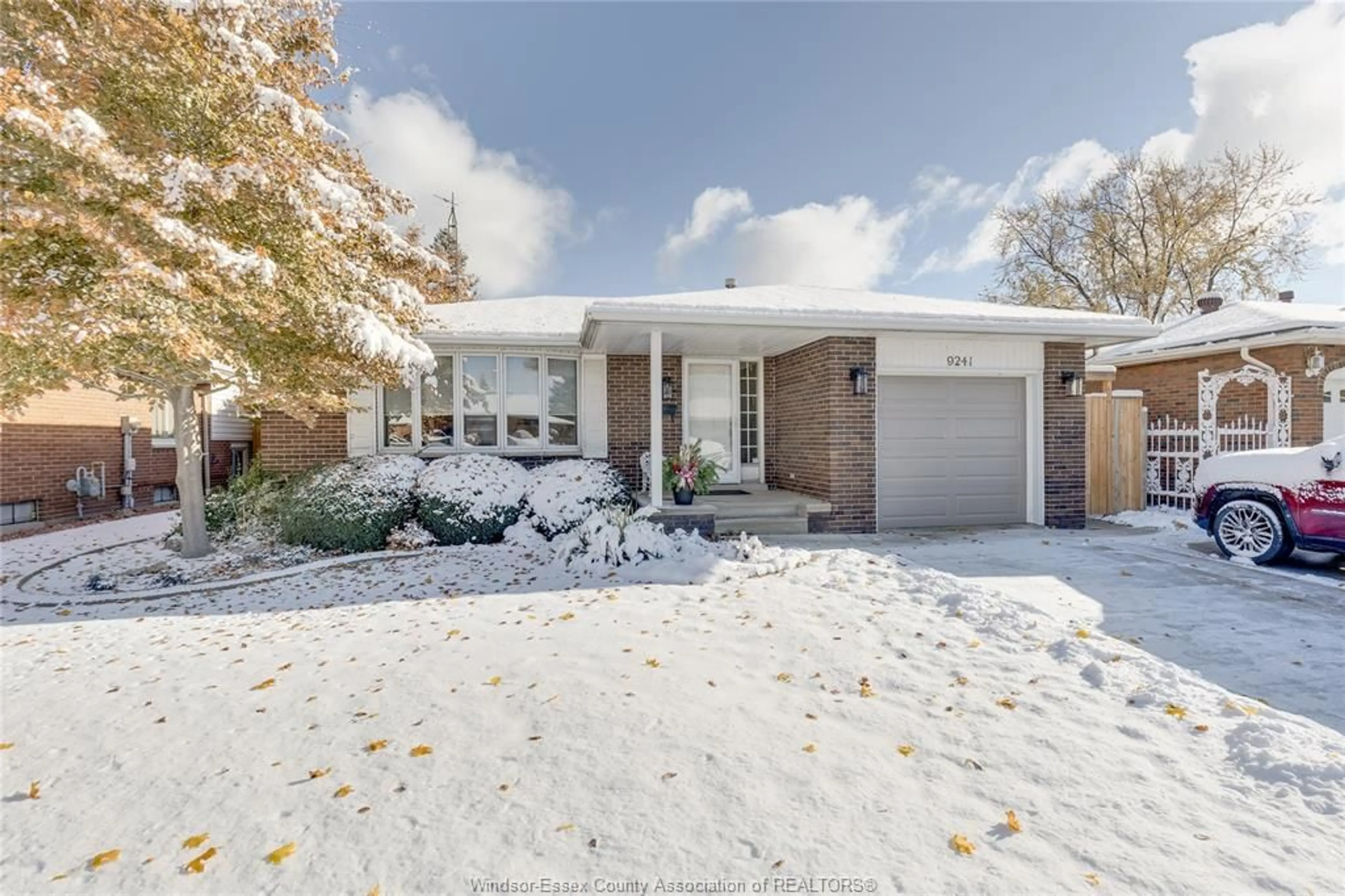 Home with brick exterior material, street for 9241 ESPLANADE Dr, Windsor Ontario N8R 1J2