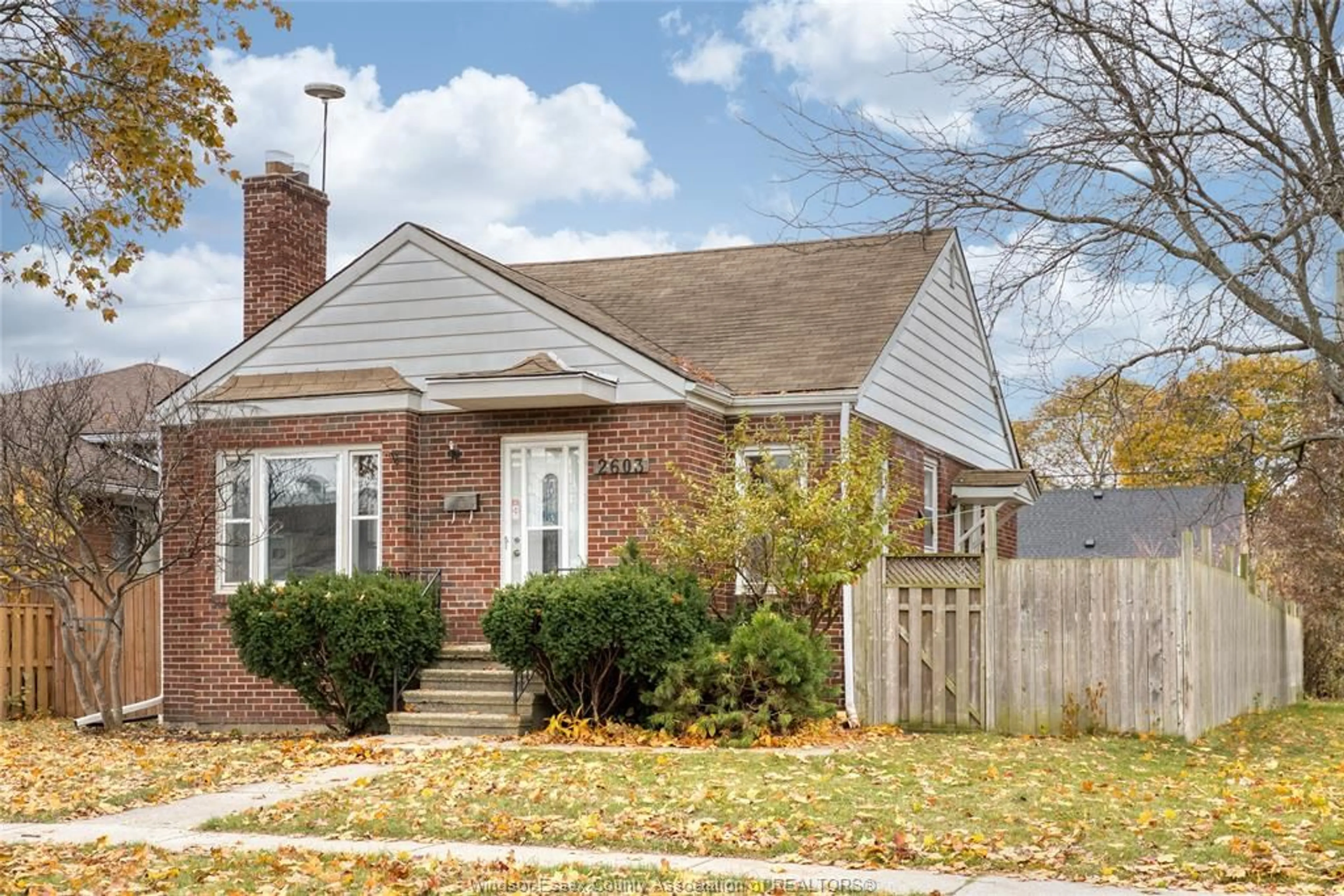 Home with brick exterior material, street for 2603 TURNER, Windsor Ontario N8W 3L4