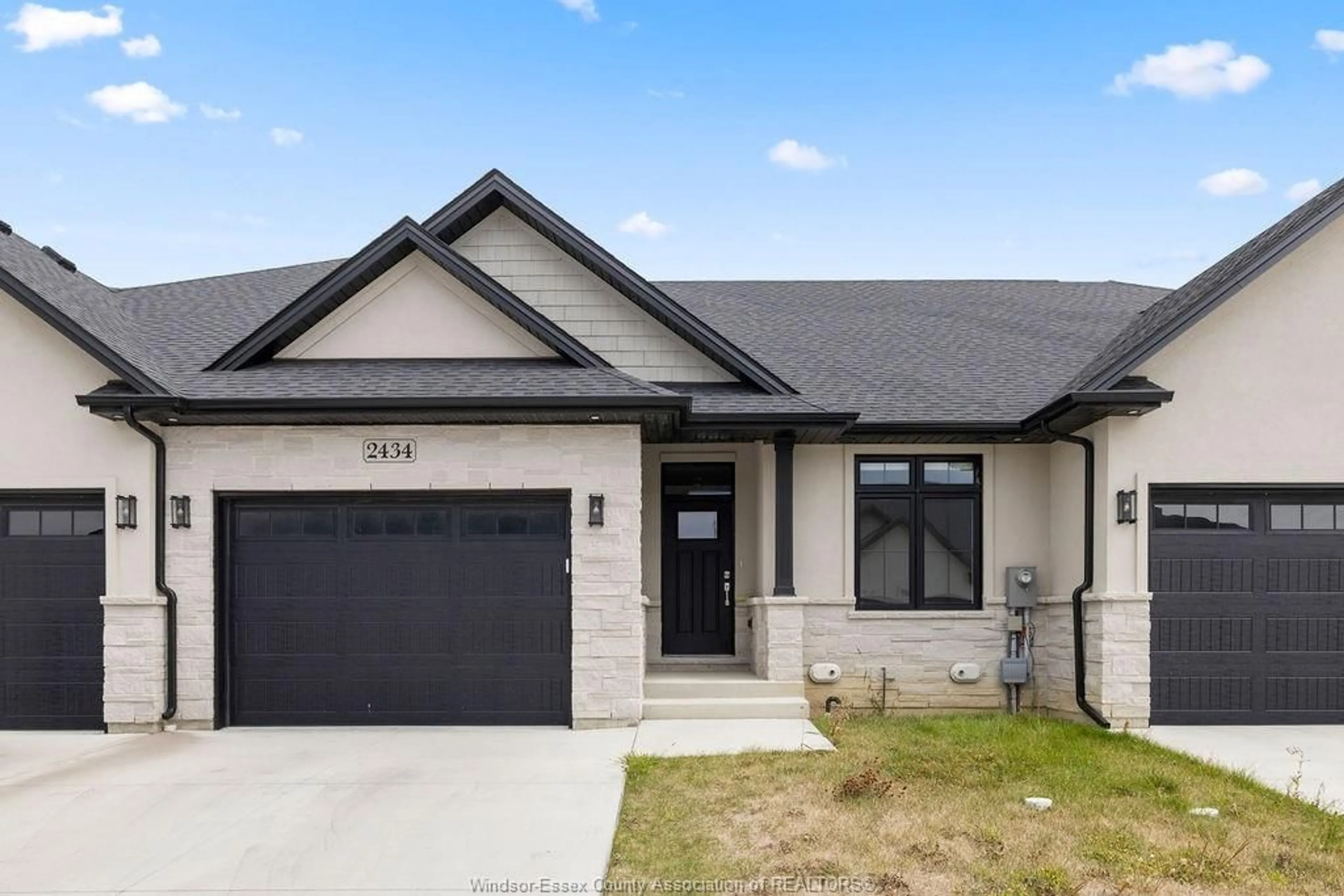 Home with vinyl exterior material, street for 2434 BARKLEY Ave, Windsor Ontario N8P 0E9