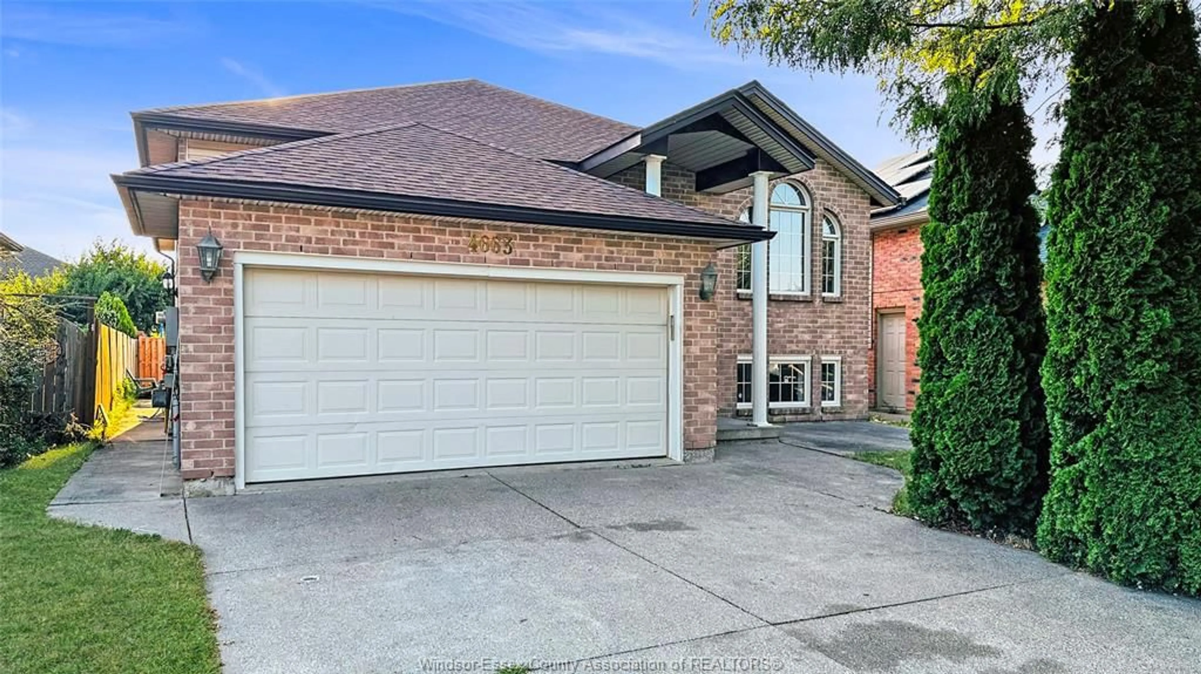 Home with brick exterior material, street for 4663 HELSINKI Cres, Windsor Ontario N9G 3G2