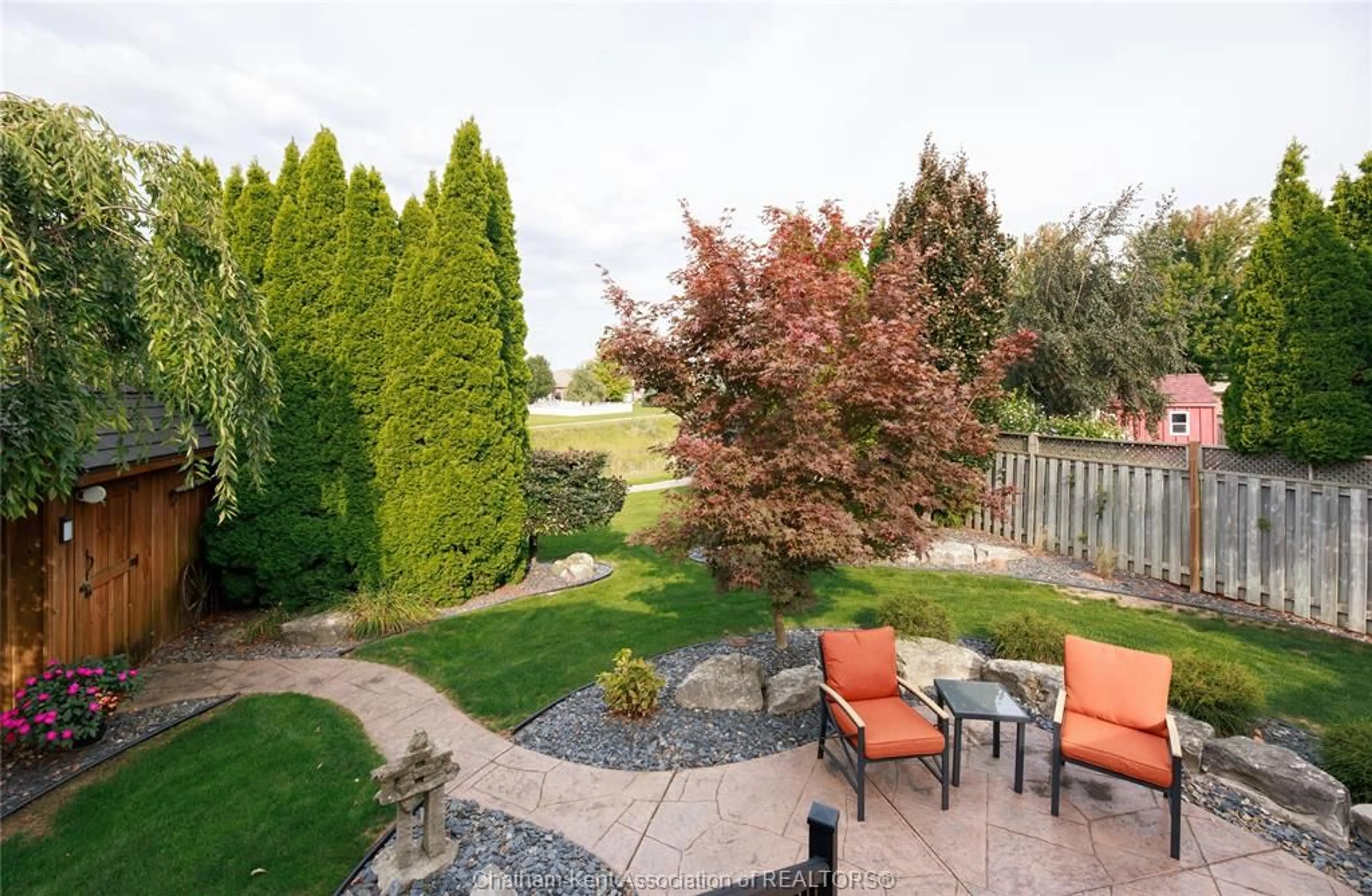 Patio, water/lake/river/ocean view for 28 Morning Glory Lane, Chatham Ontario N7L 5R5
