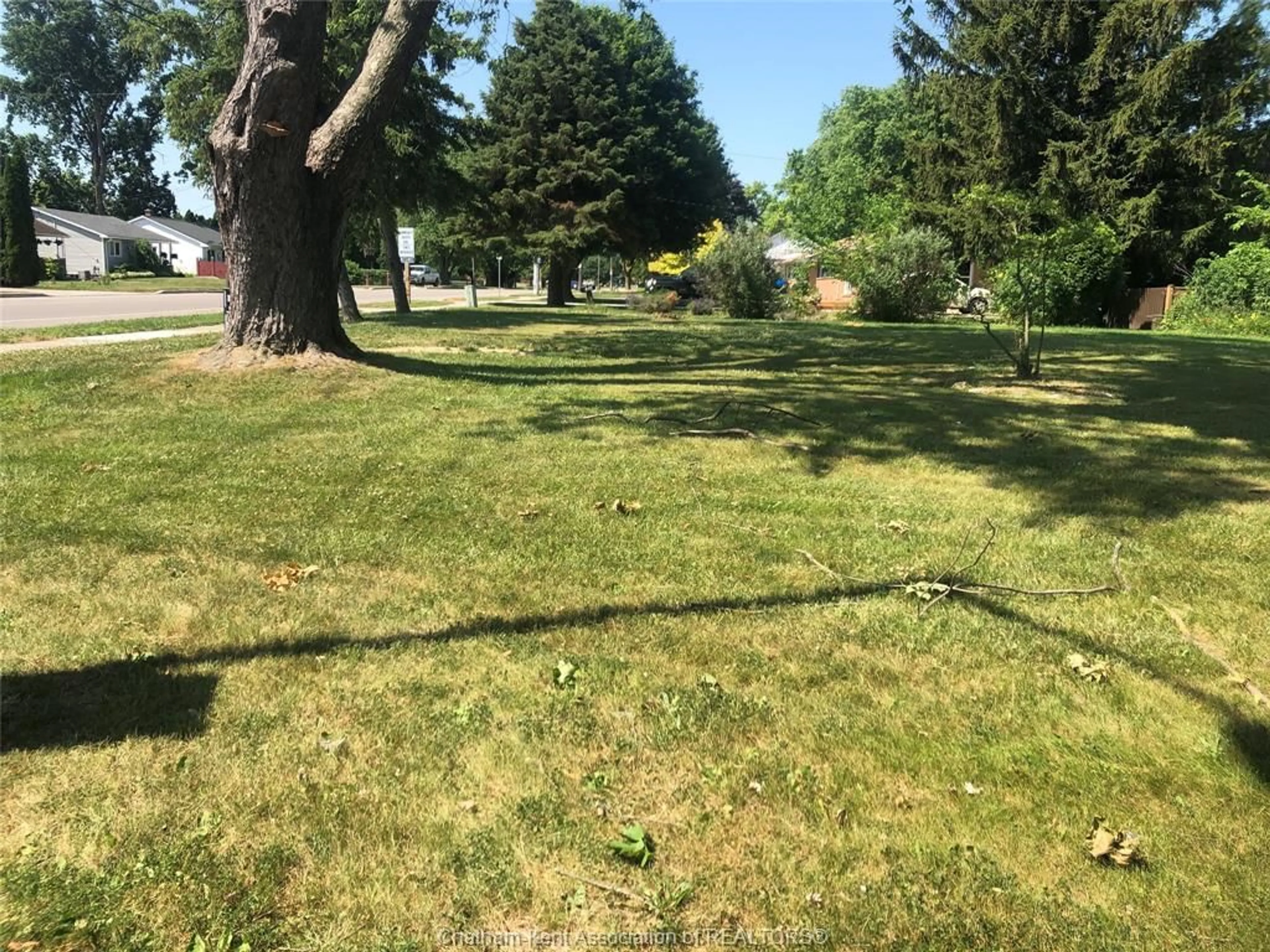 A pic from outside/outdoor area/front of a property/back of a property/a pic from drone, street for 24 St Michael Ave, Chatham Ontario N7M 2E4