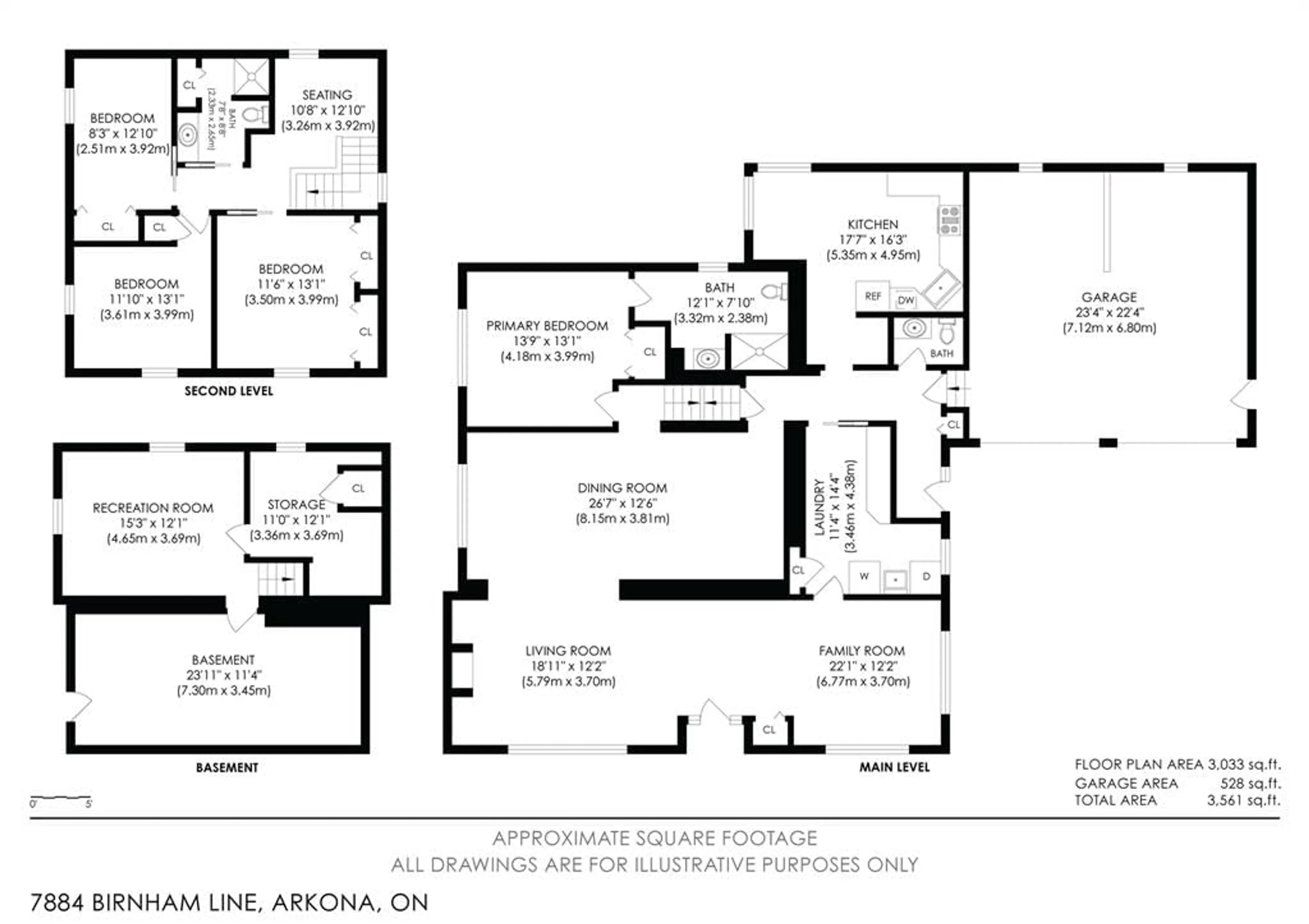 Floor plan for 7884 BIRNHAM Line, Warwick-Watford Ontario N0M 1B0