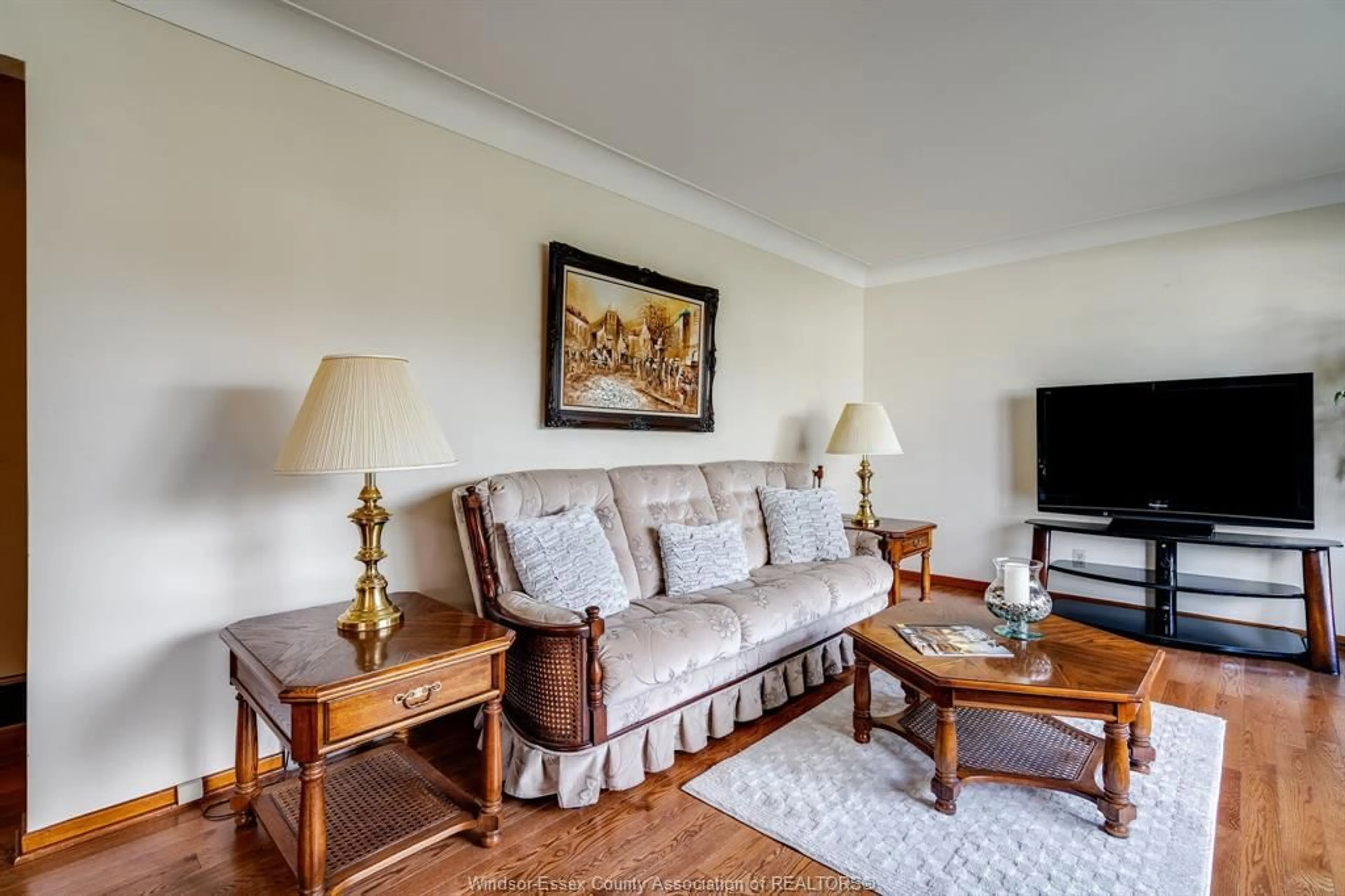 Living room with furniture, unknown for 4 Hyatt Cres, Leamington Ontario N8H 1Z6