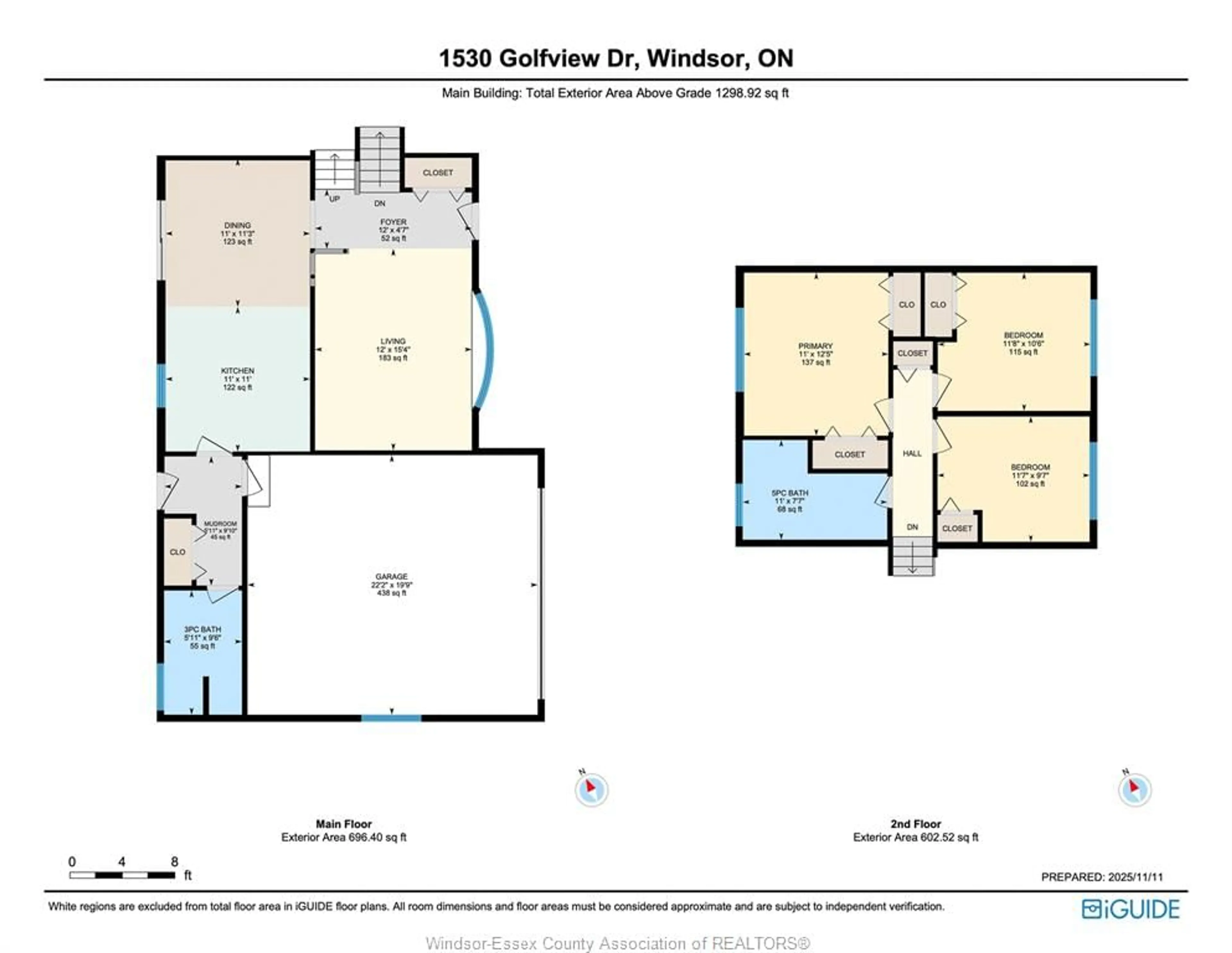 Floor plan for 1530 Golfview Dr, LaSalle Ontario N9J 1Y9