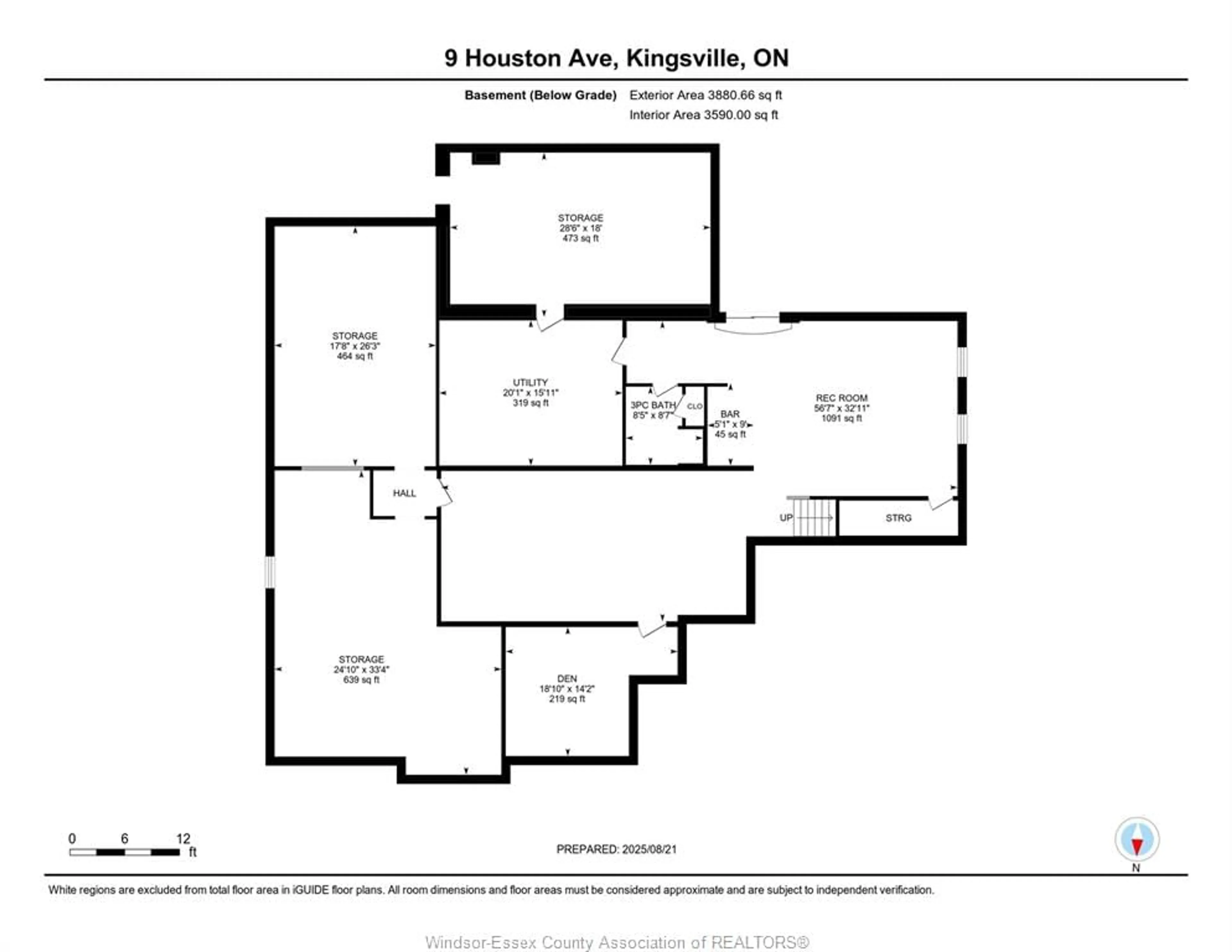 Floor plan for 9 Houston Ave, Kingsville Ontario N9Y 0C7