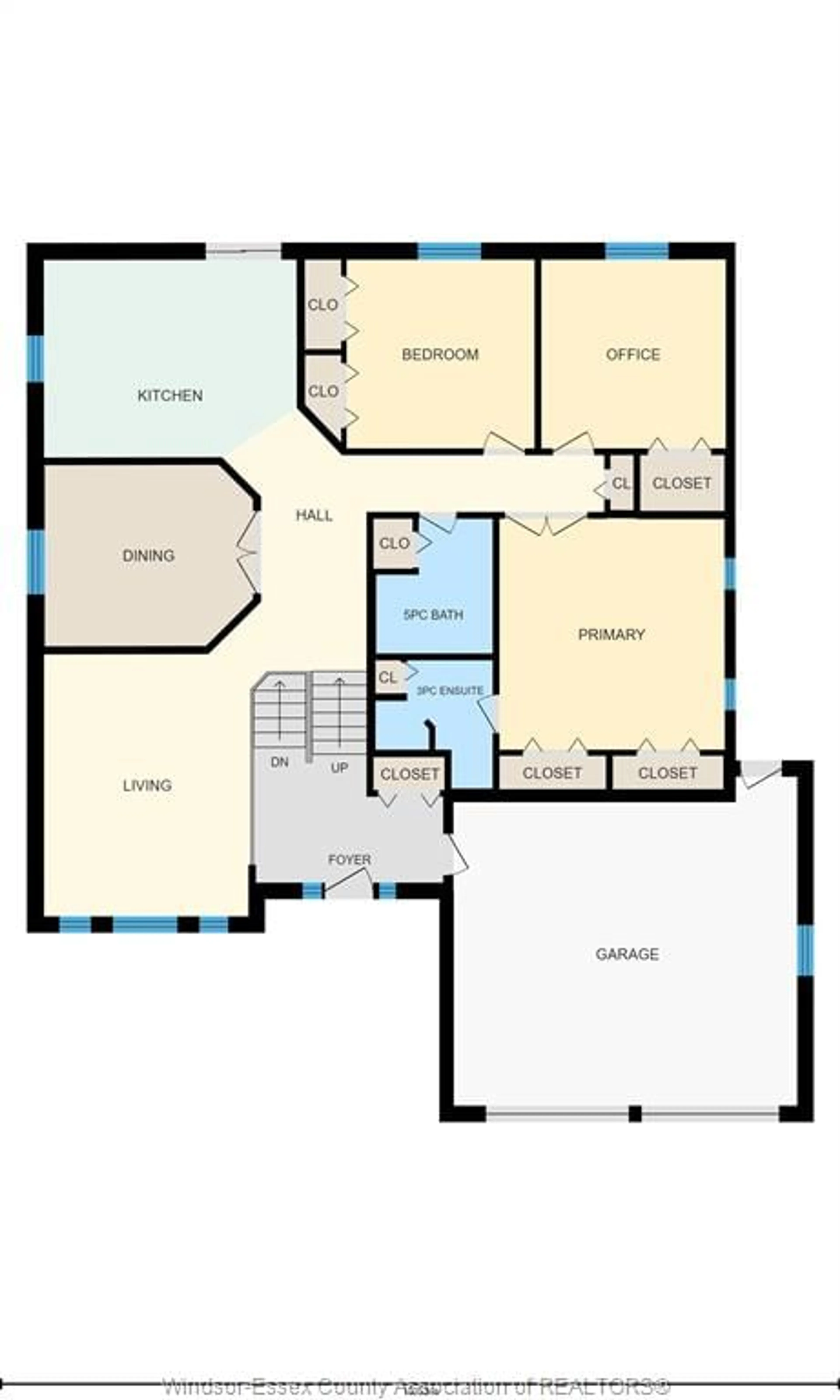 Floor plan for 640 DELAWARE, LaSalle Ontario N9J 3J8