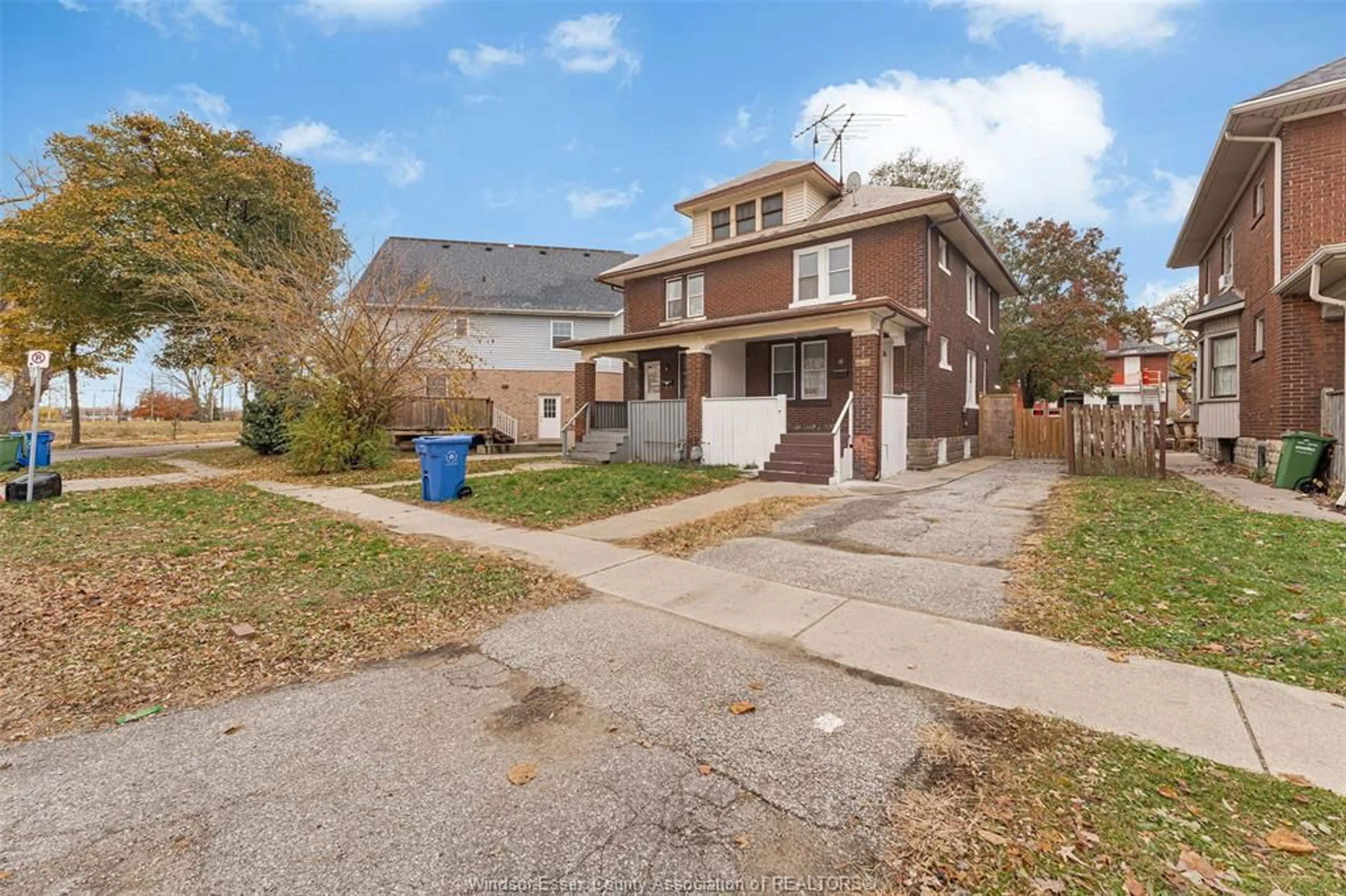 Home with brick exterior material, street for 737 PICHE, Windsor Ontario N9C 3G6