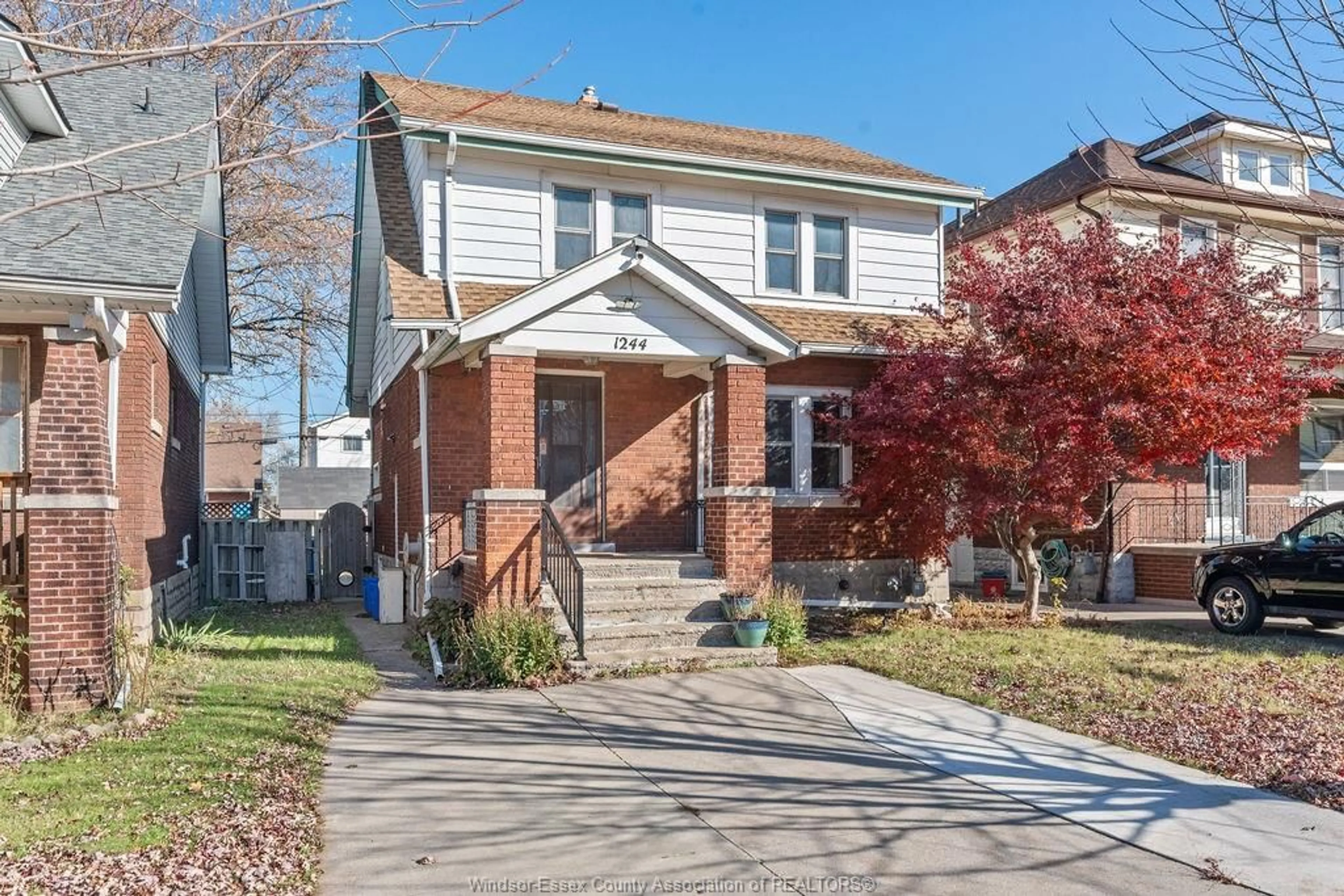 Home with brick exterior material, street for 1244 MARENTETTE, Windsor Ontario N8X 4C6