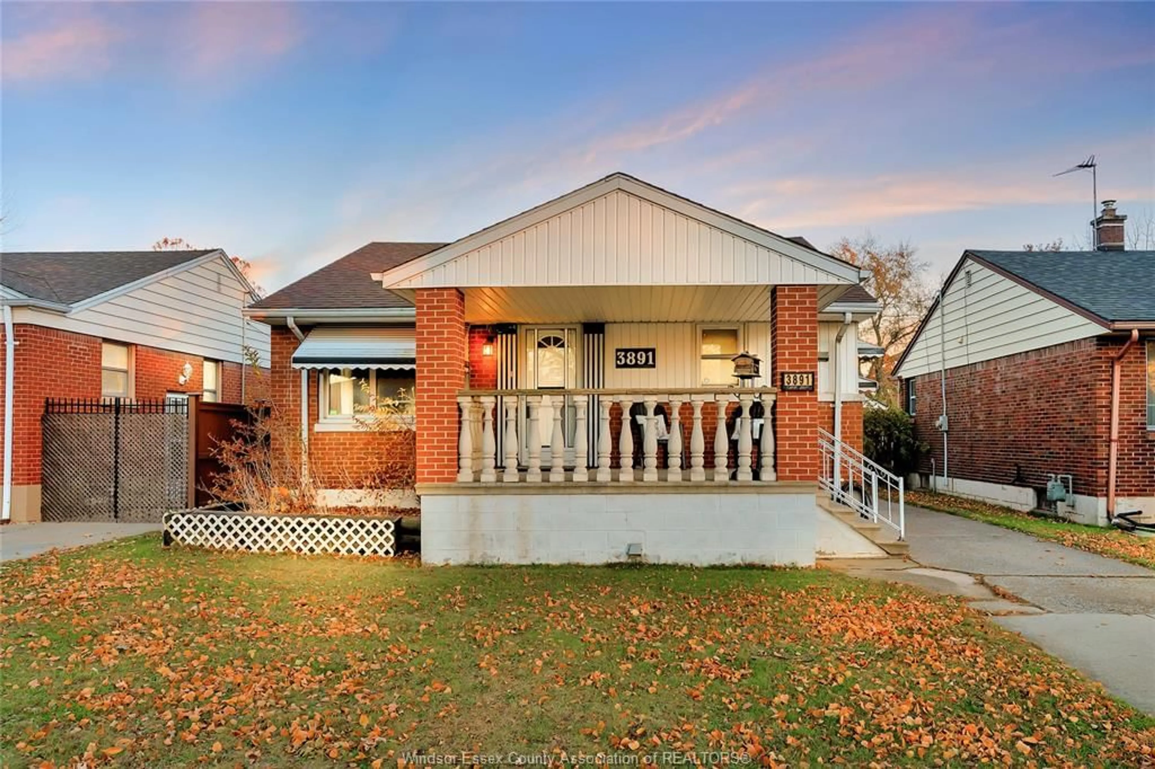 Home with brick exterior material, street for 3891 VAUGHAN St, Windsor Ontario N9C 1Z6