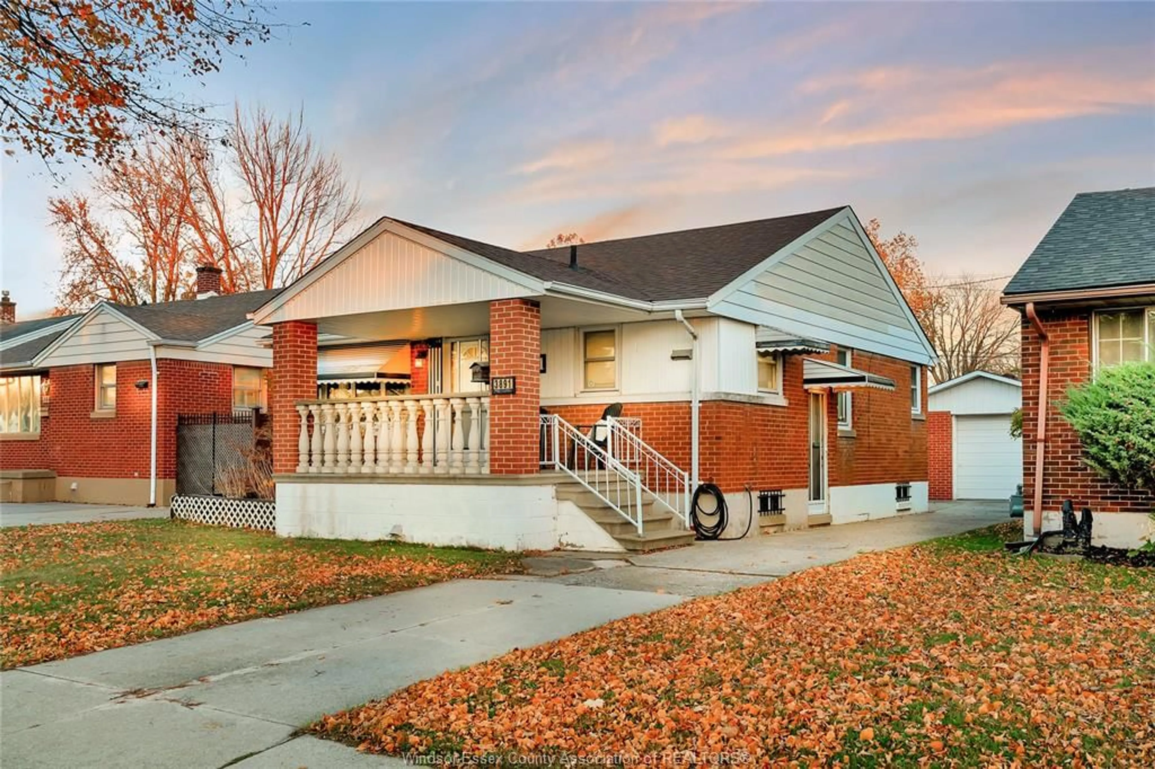 Home with brick exterior material, street for 3891 VAUGHAN St, Windsor Ontario N9C 1Z6