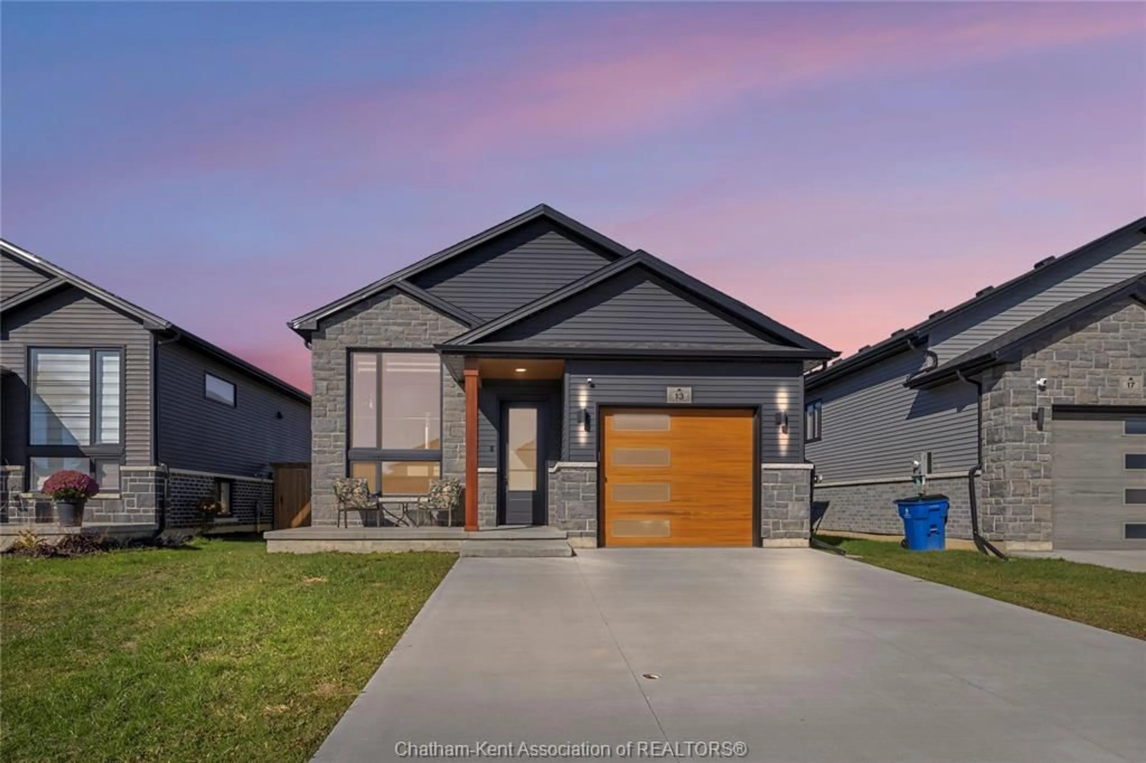 Home with brick exterior material, street for 13 BAFFIN Way, Chatham Ontario N7L 0G5