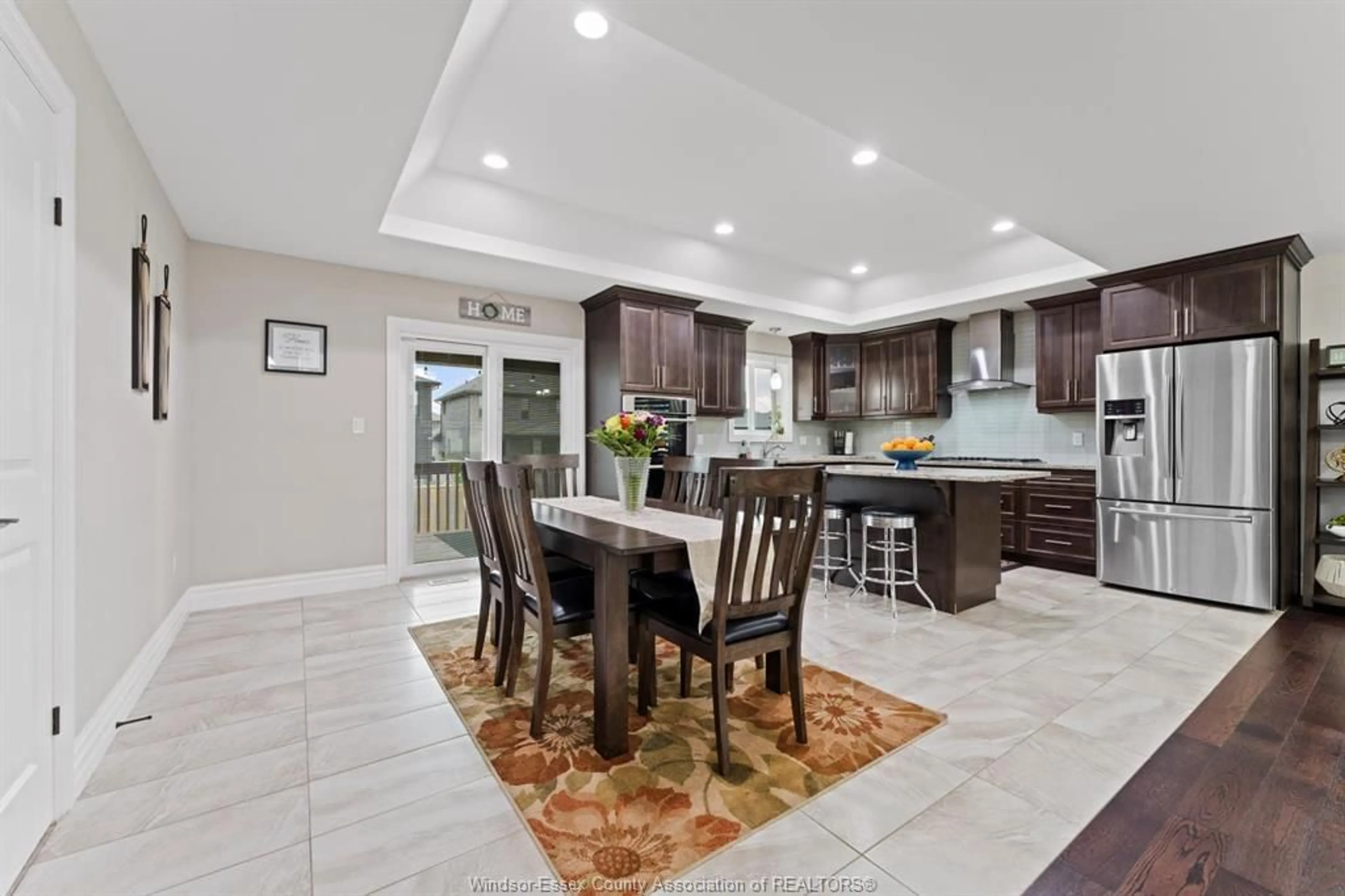 Open concept kitchen, ceramic/tile floor for 1249 CANCUN, Windsor Ontario N9G 0B2