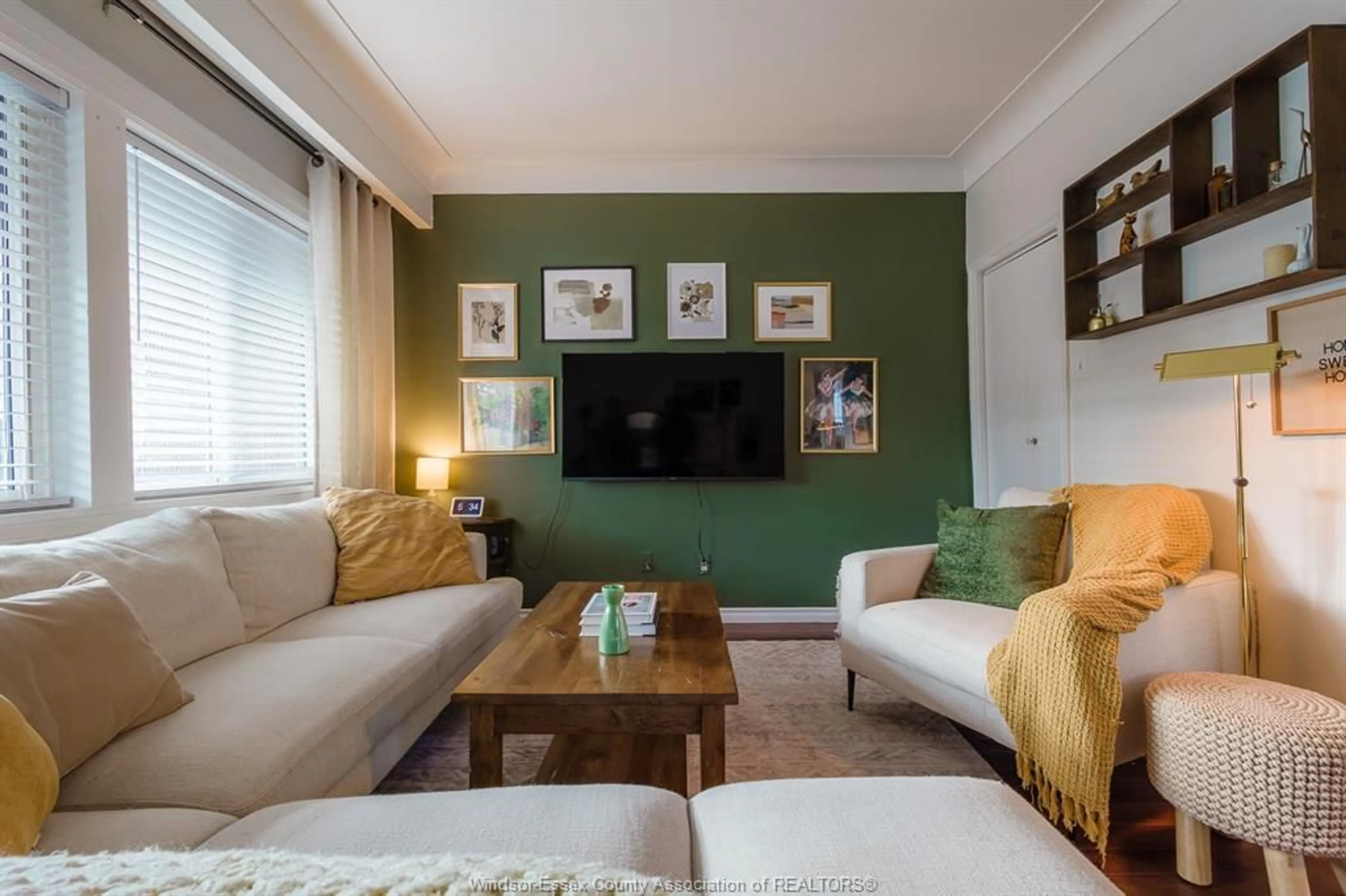 Living room with furniture, unknown for 1338 Goyeau St, Windsor Ontario N8X 3L1