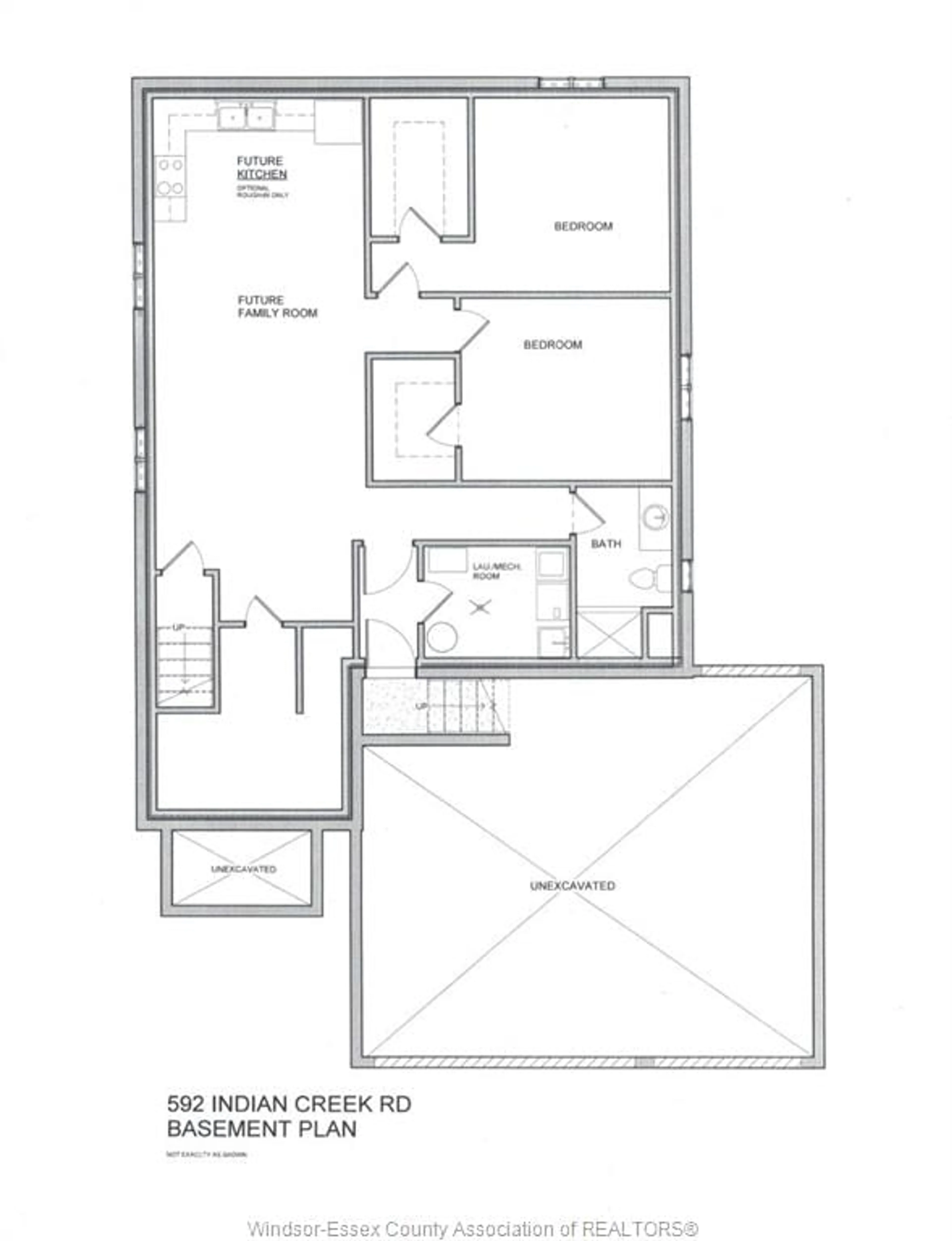 Floor plan for 592 INDIAN CREEK, Chatham Ontario N7M 5J5