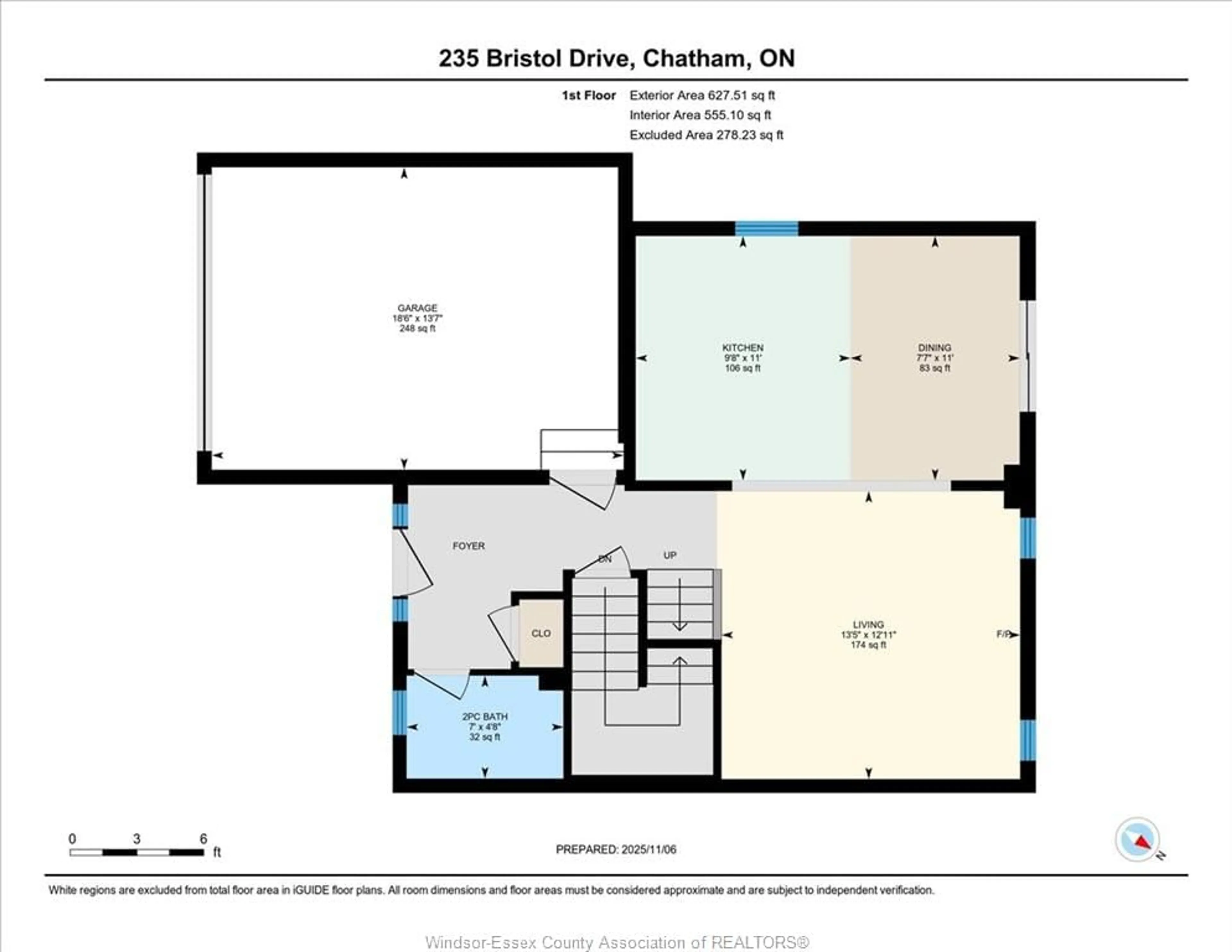 Floor plan for 235 BRISTOL Dr, Chatham Ontario N7M 6K9