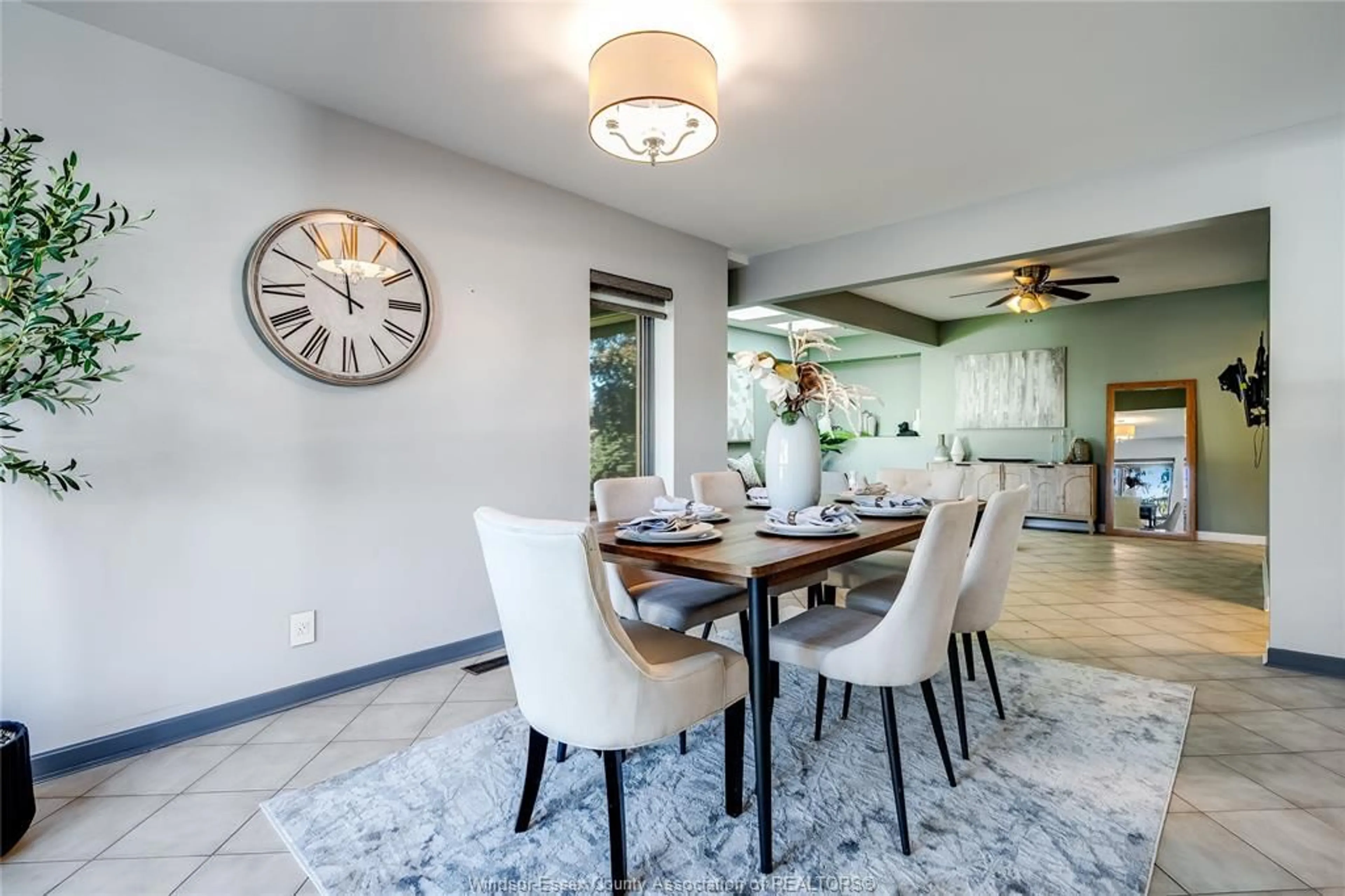 Dining room, ceramic/tile floor for 1733 Durham Pl, Windsor Ontario N8W 3A1